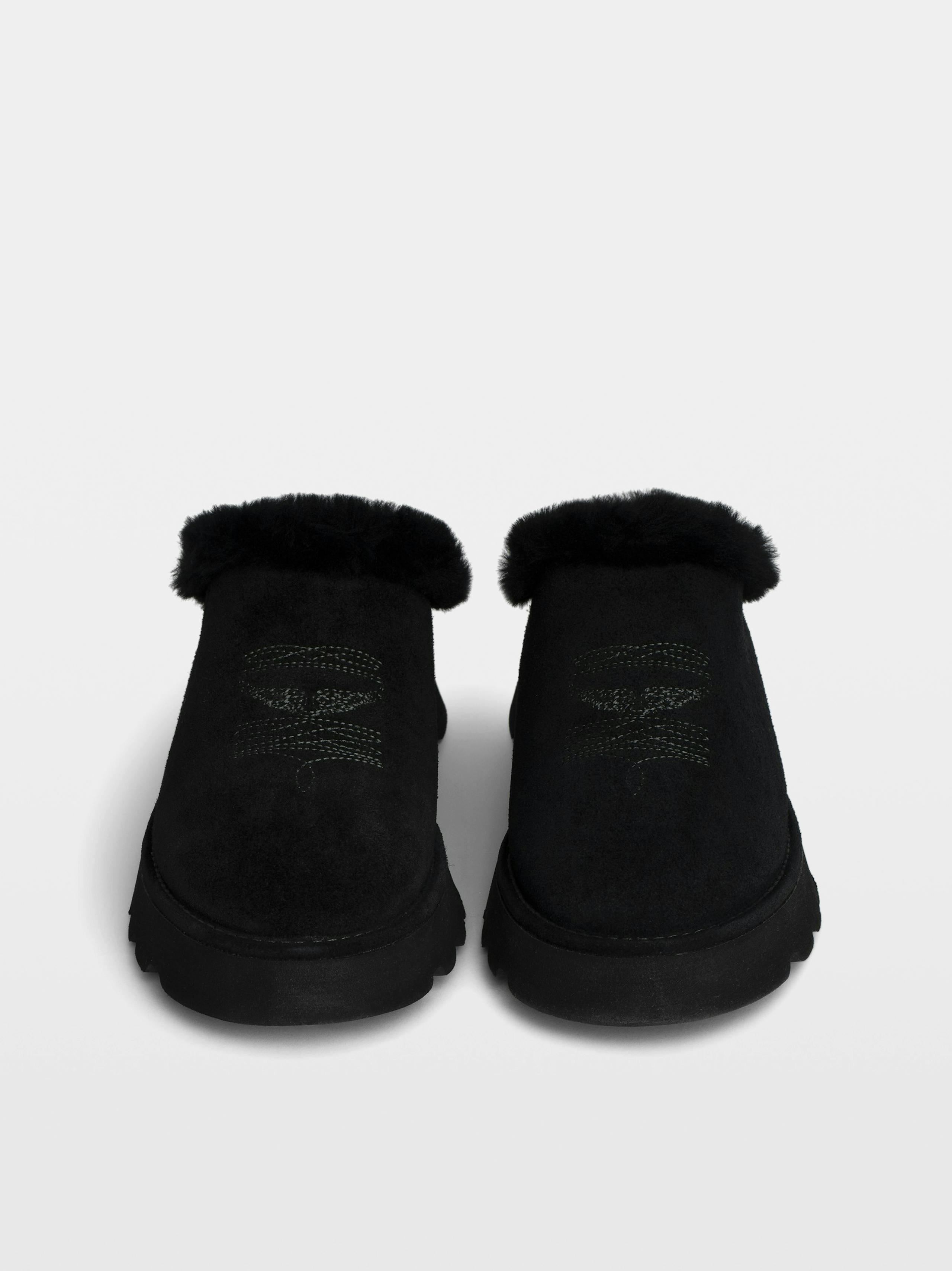 Teddy Shearling Mules 4