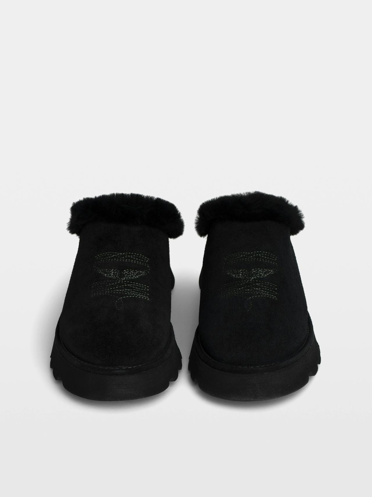 Mules Teddy Shearling