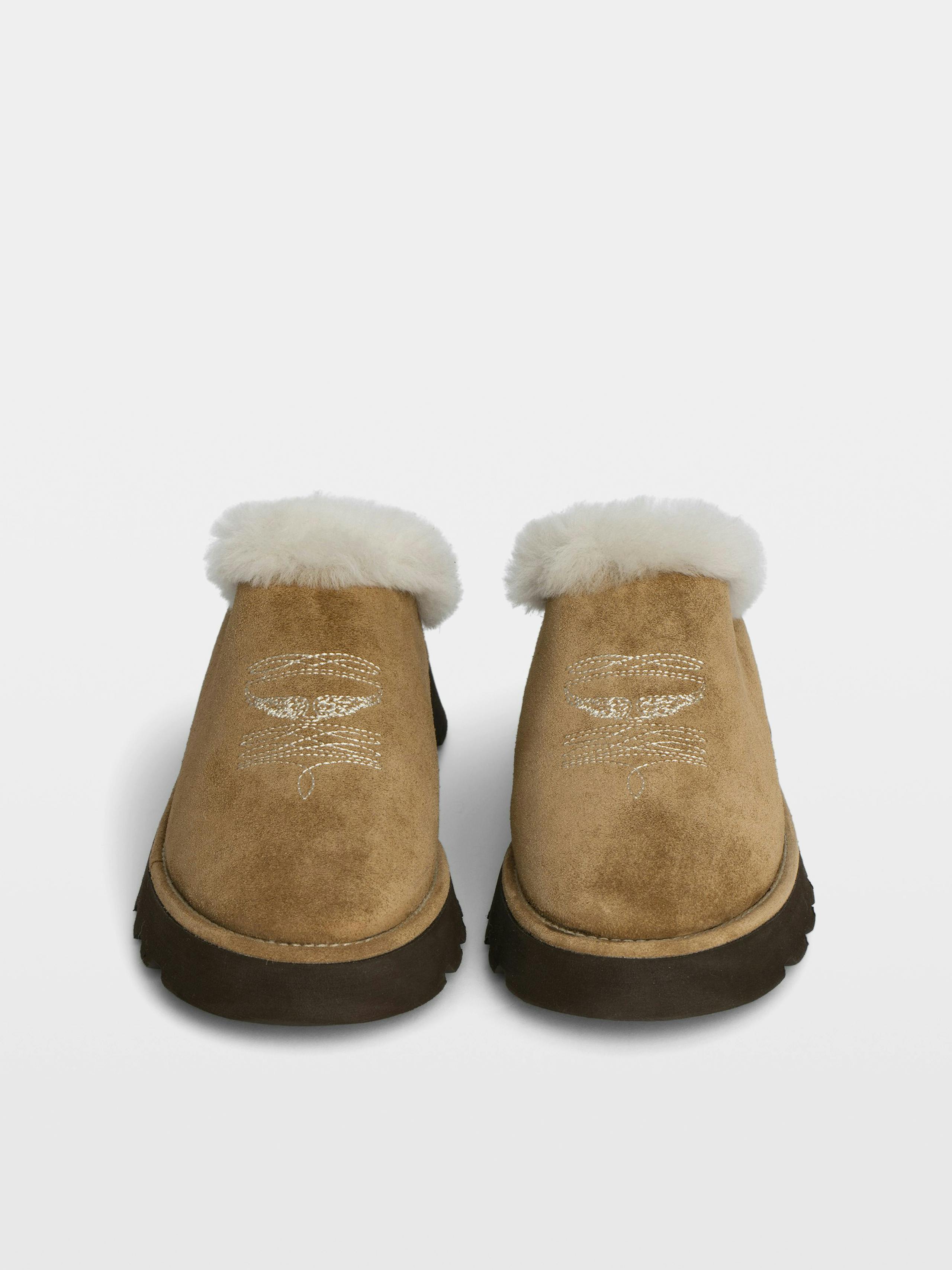 Teddy Shearling Mules 5
