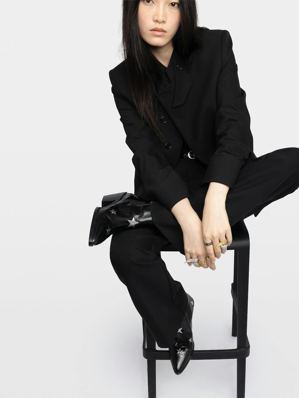 Botines Tyler Stars Vintage Patent