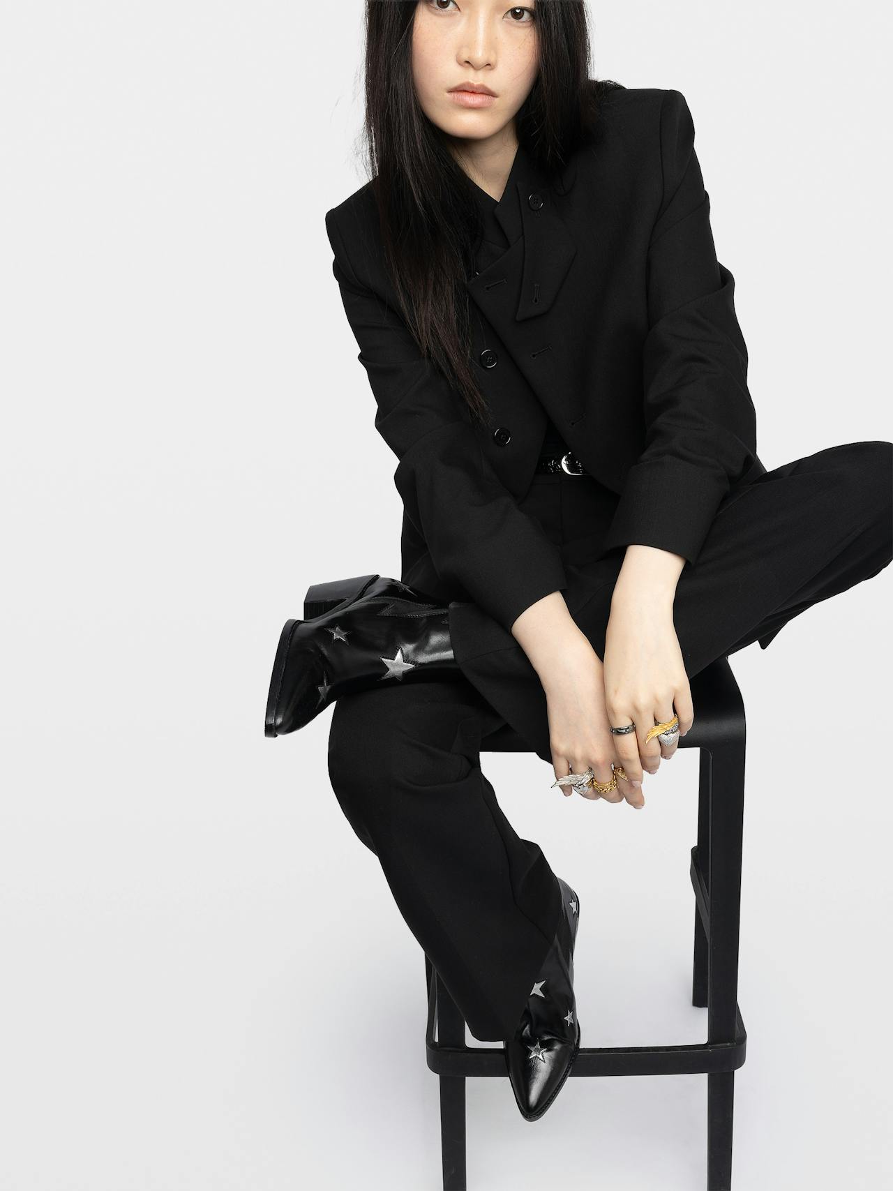 Bottines Tyler Stars Vintage Patent 6