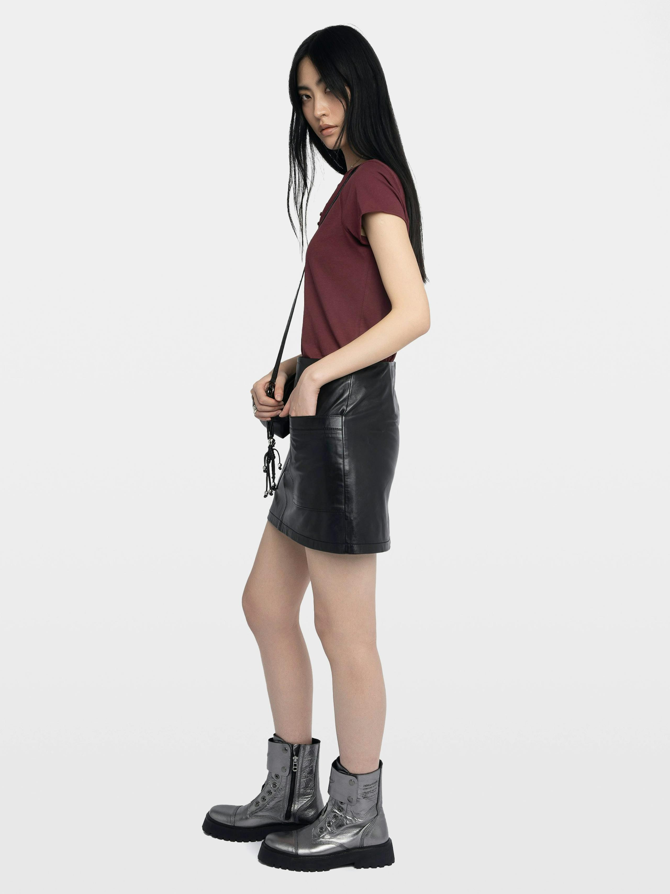 Joe Fast Vintage Metal Ankle Boots 6