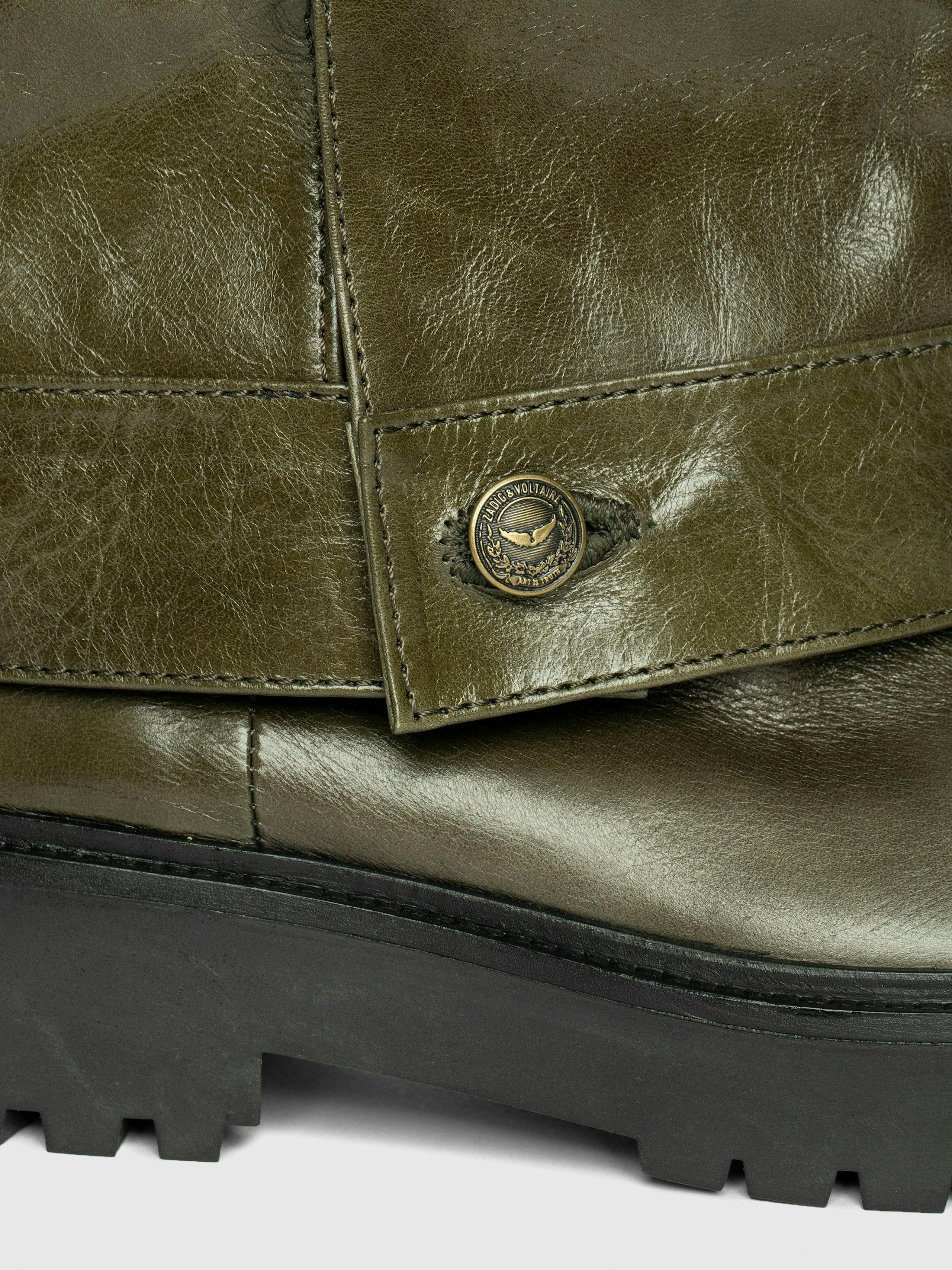 Stivali Angie Sleeve Vintage Patent 5