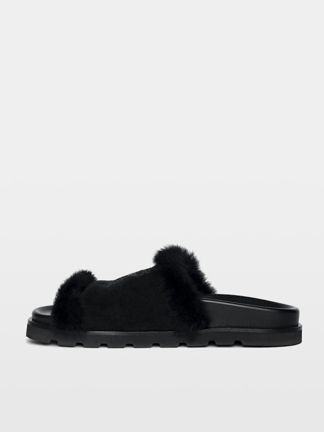 Teddy Shearling Mules