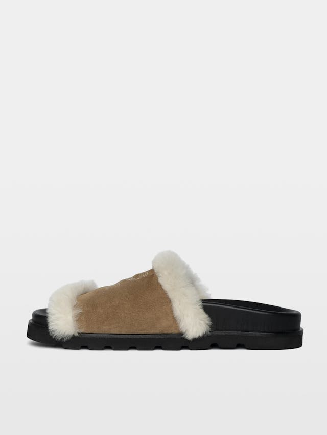 Teddy Shearling Mules