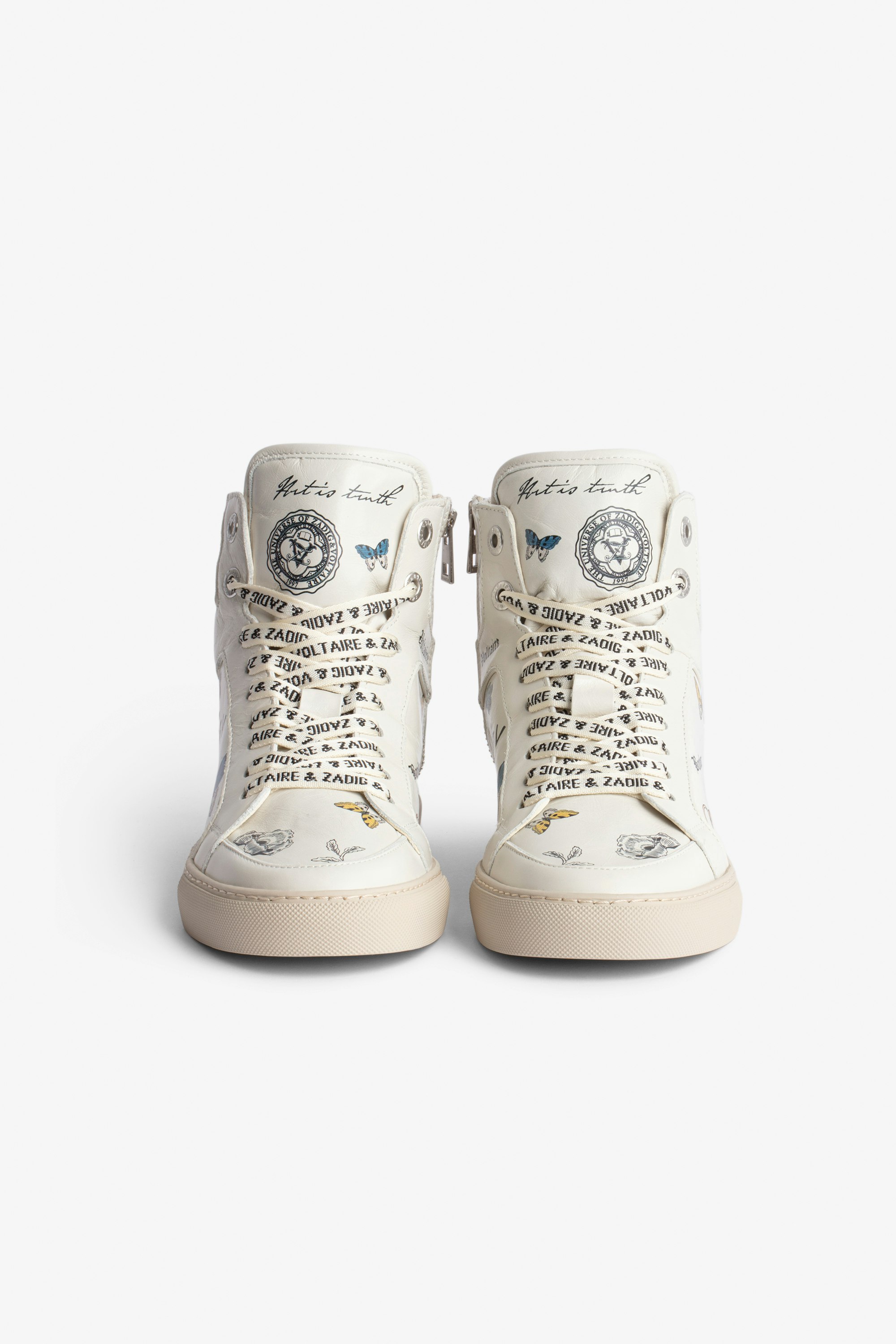 ZV1747 High Flash High-Top Trainers