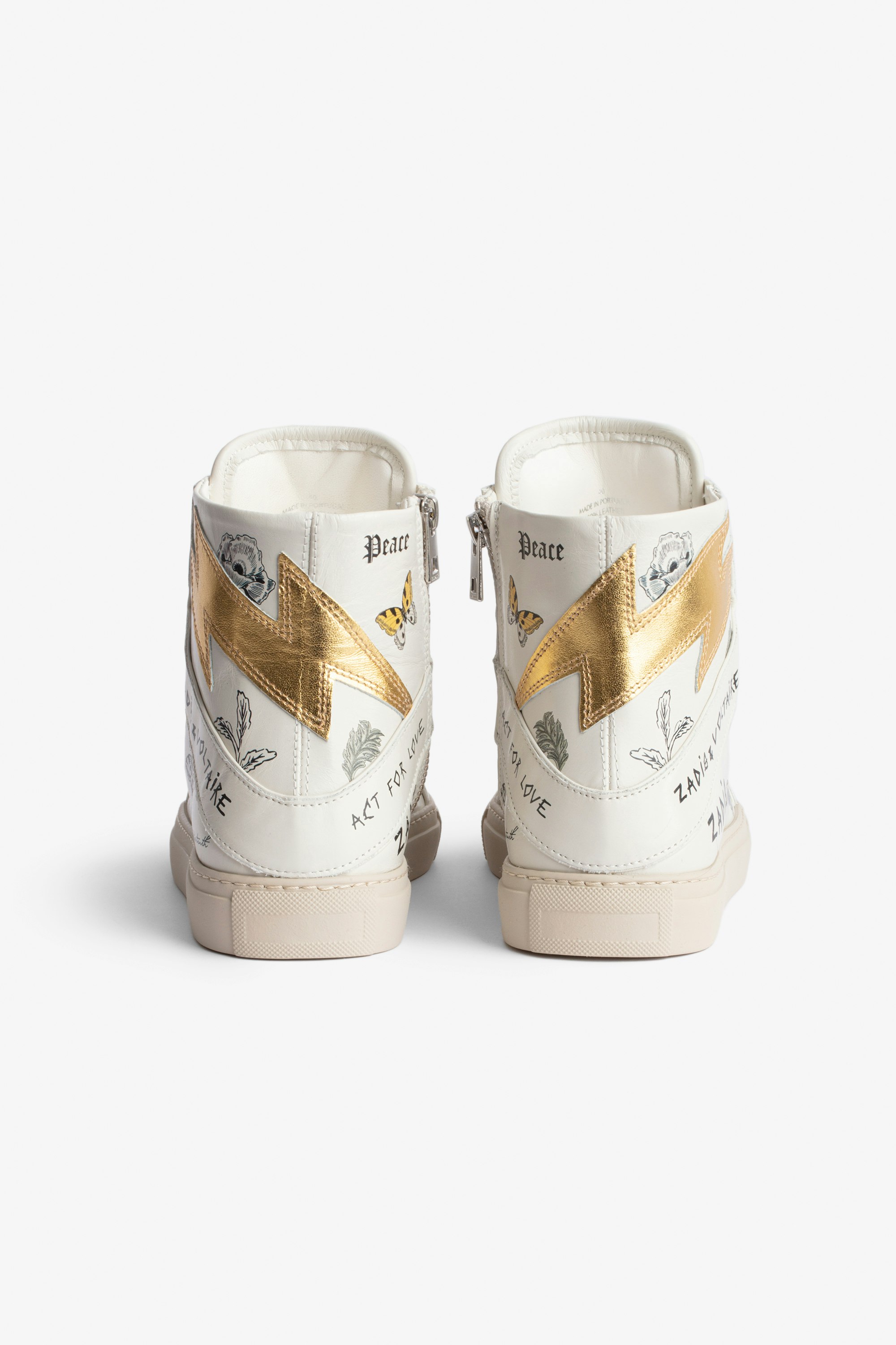 ZV1747 High Flash High-Top Trainers