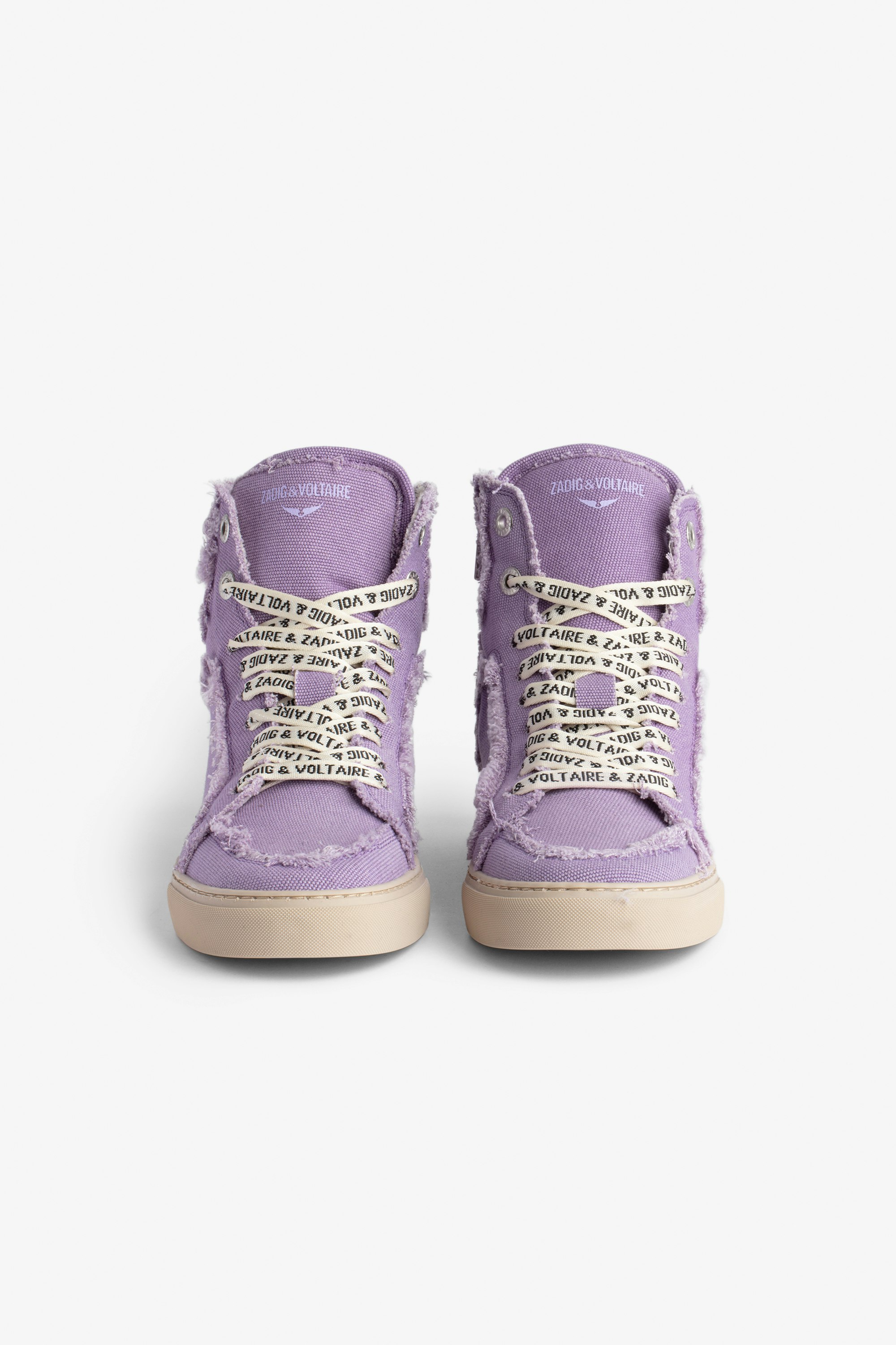 ZV1747 High Flash Canvas Sneakers