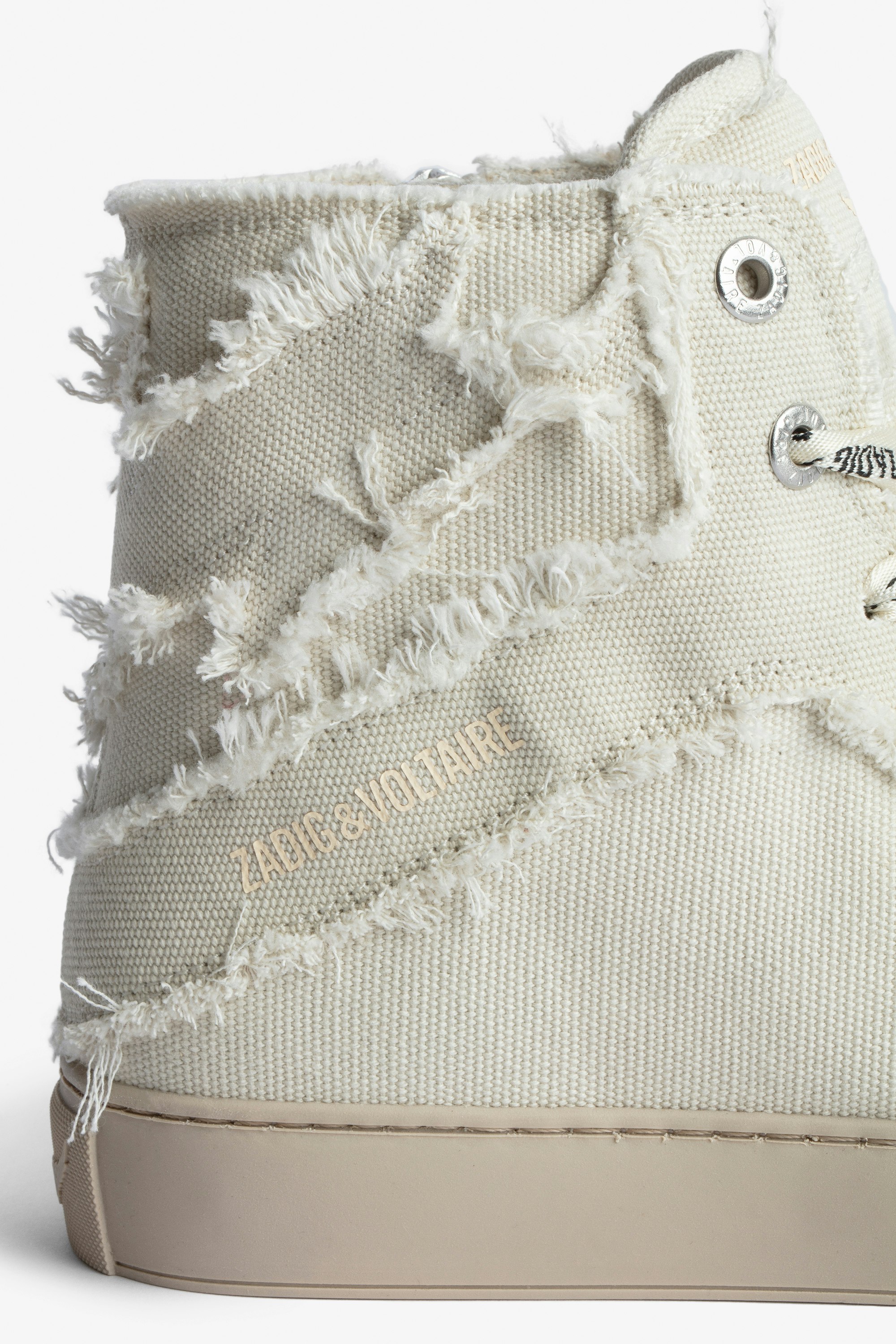 ZV1747 High Flash Canvas Sneakers