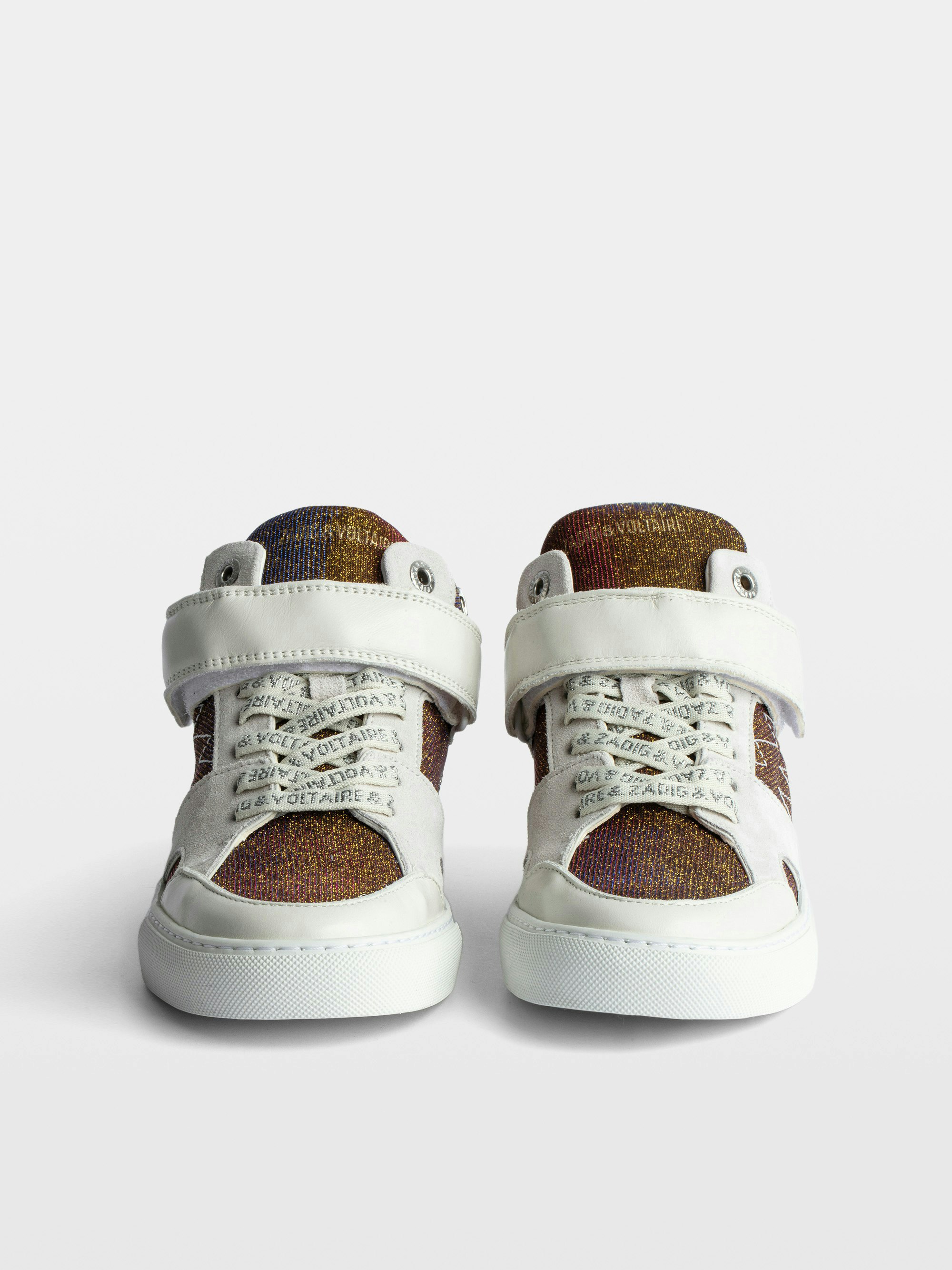 ZV1747 Mid Flash Sparkle Sneakers