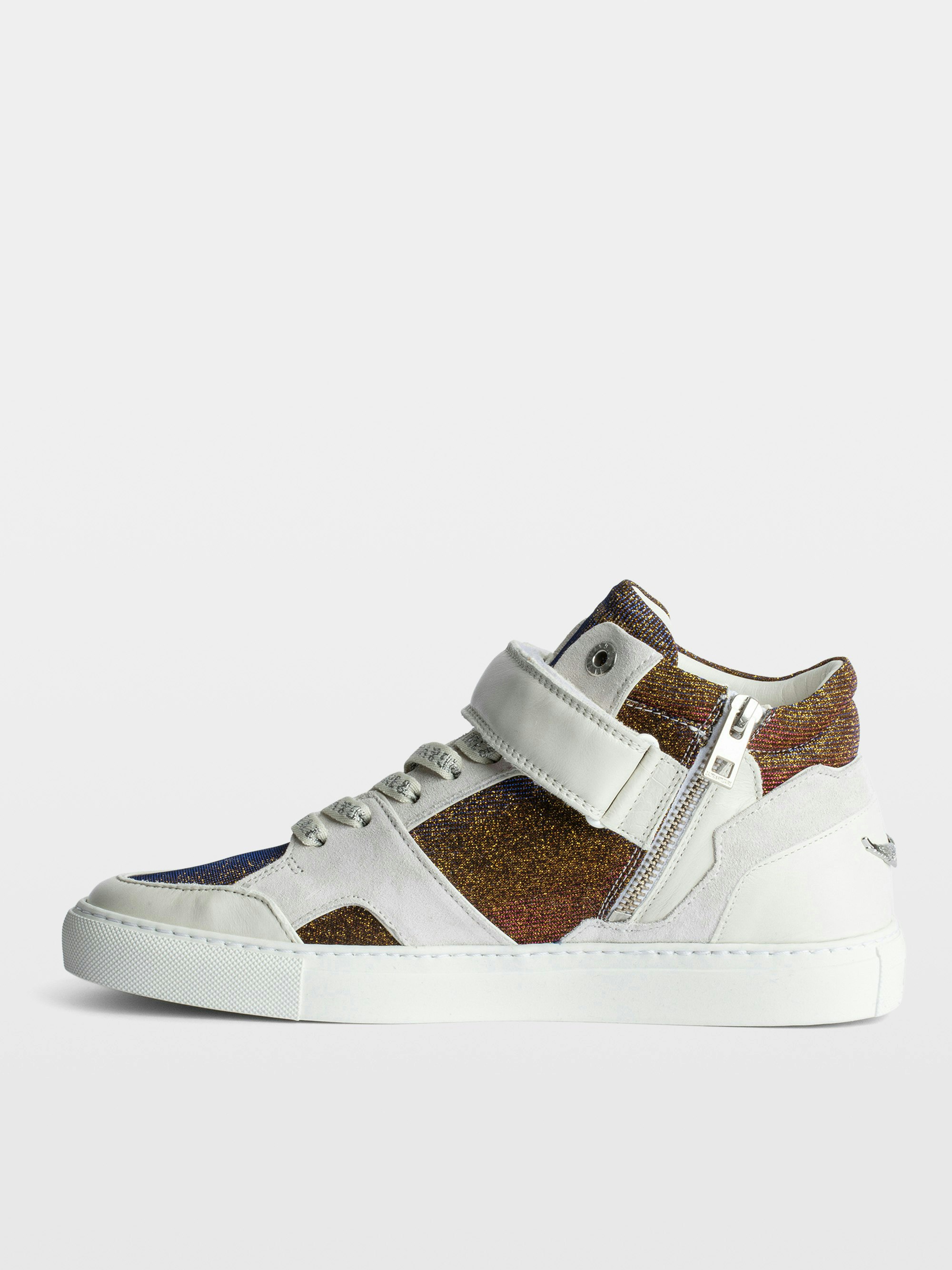 ZV1747 Mid Flash Sparkle Sneakers