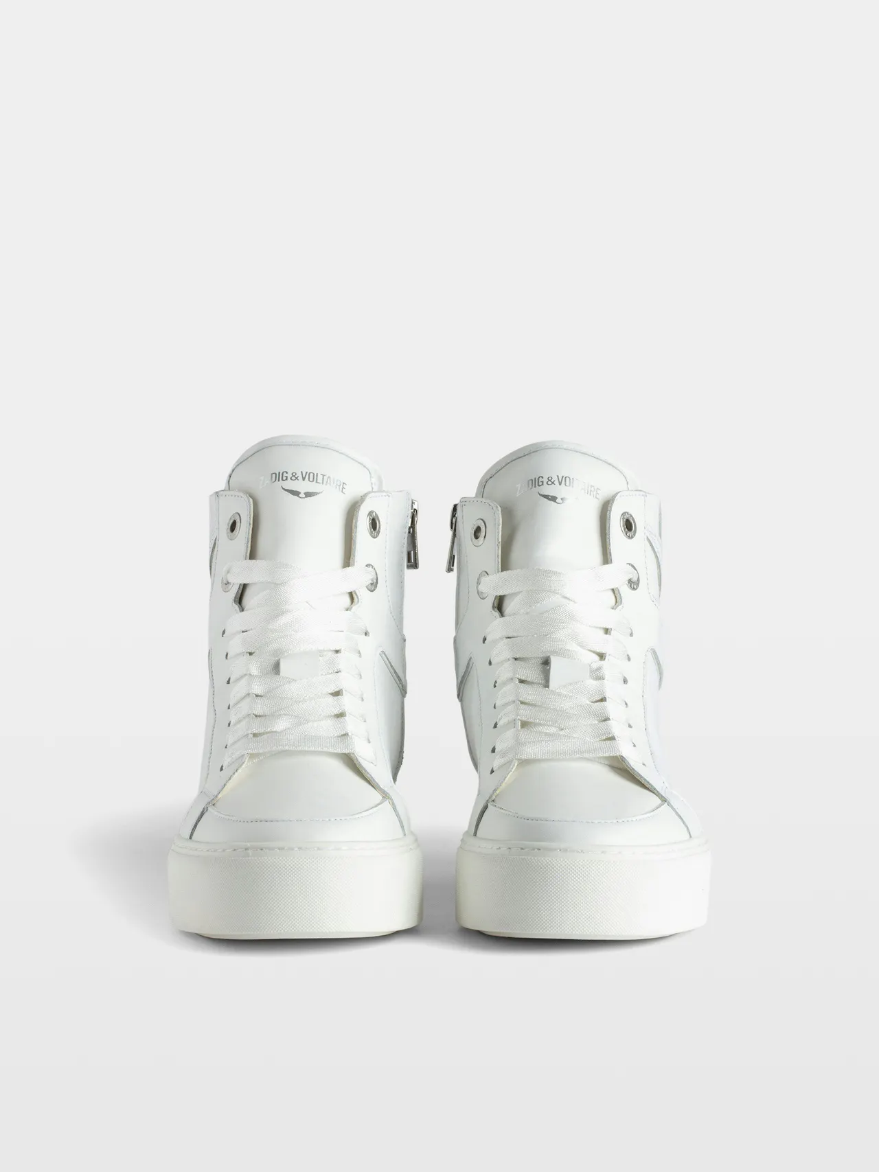 ZV1747 High Flash High-Top Platform Trainers 3