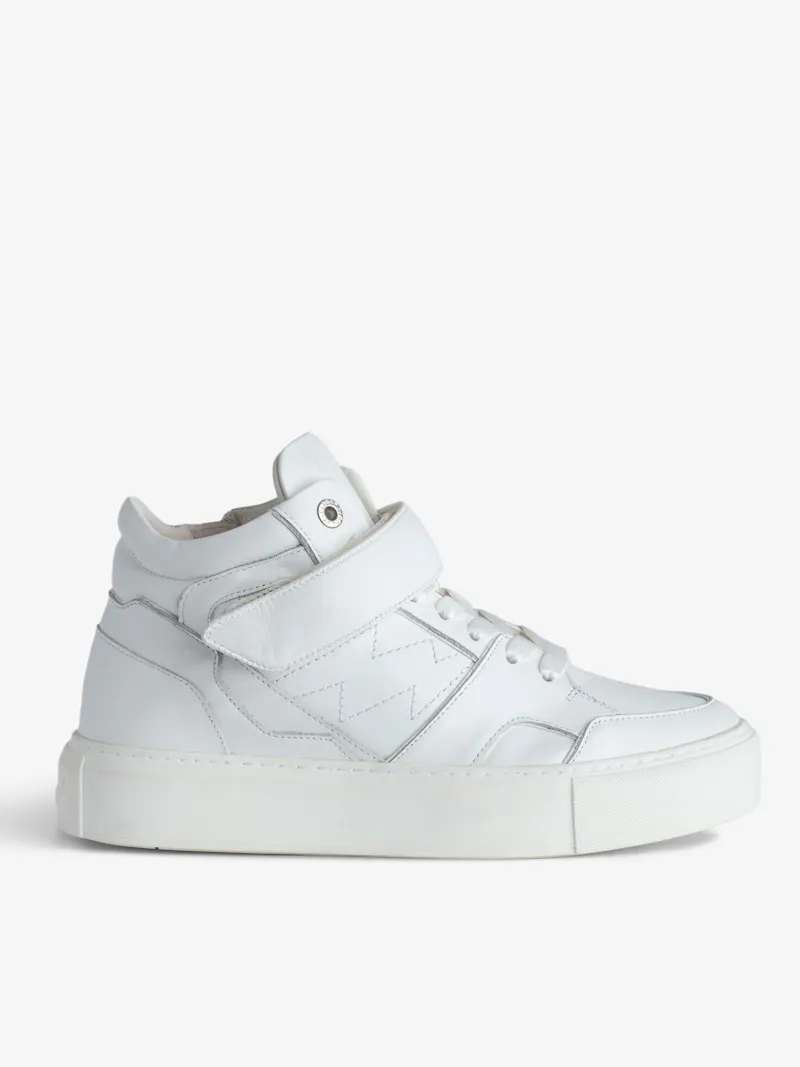 ZV1747 Flash Chunky Mid-Top Trainers