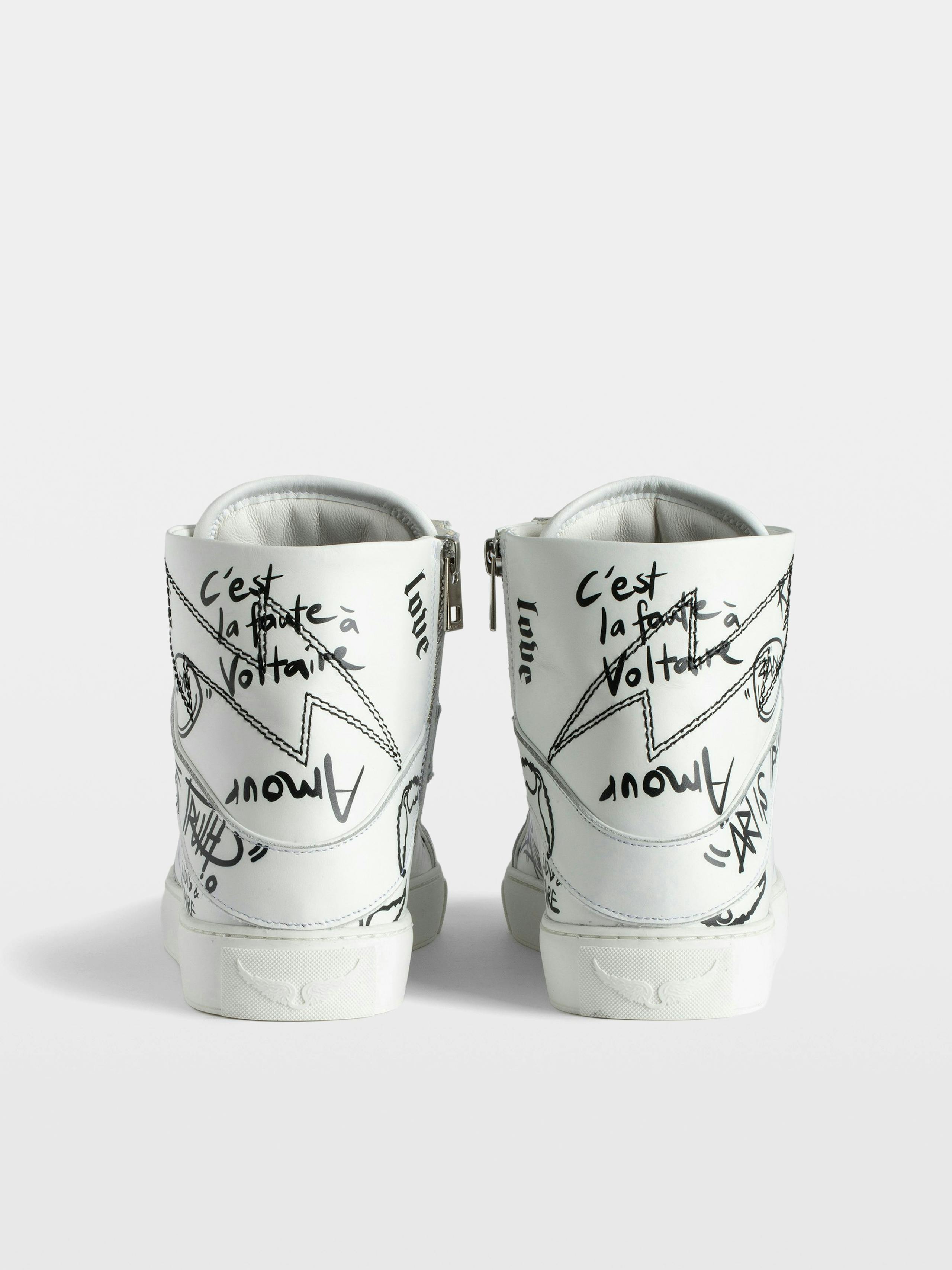 ZV1747 High Flash High-Top Trainers 5