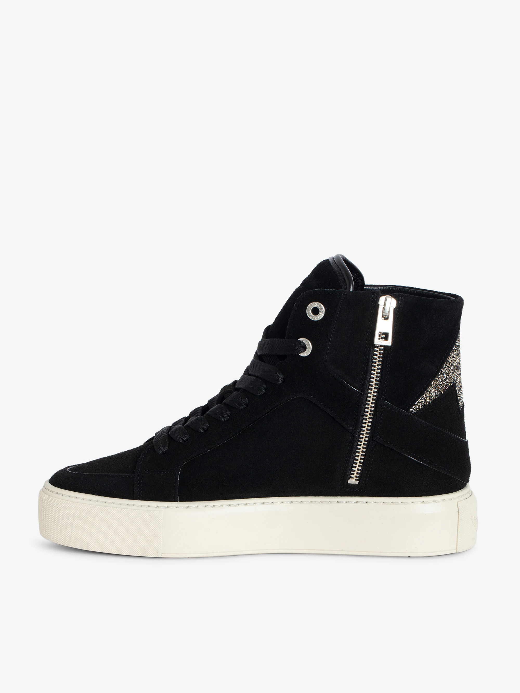ZV1747 High Flash High-Top Platform Trainers 2