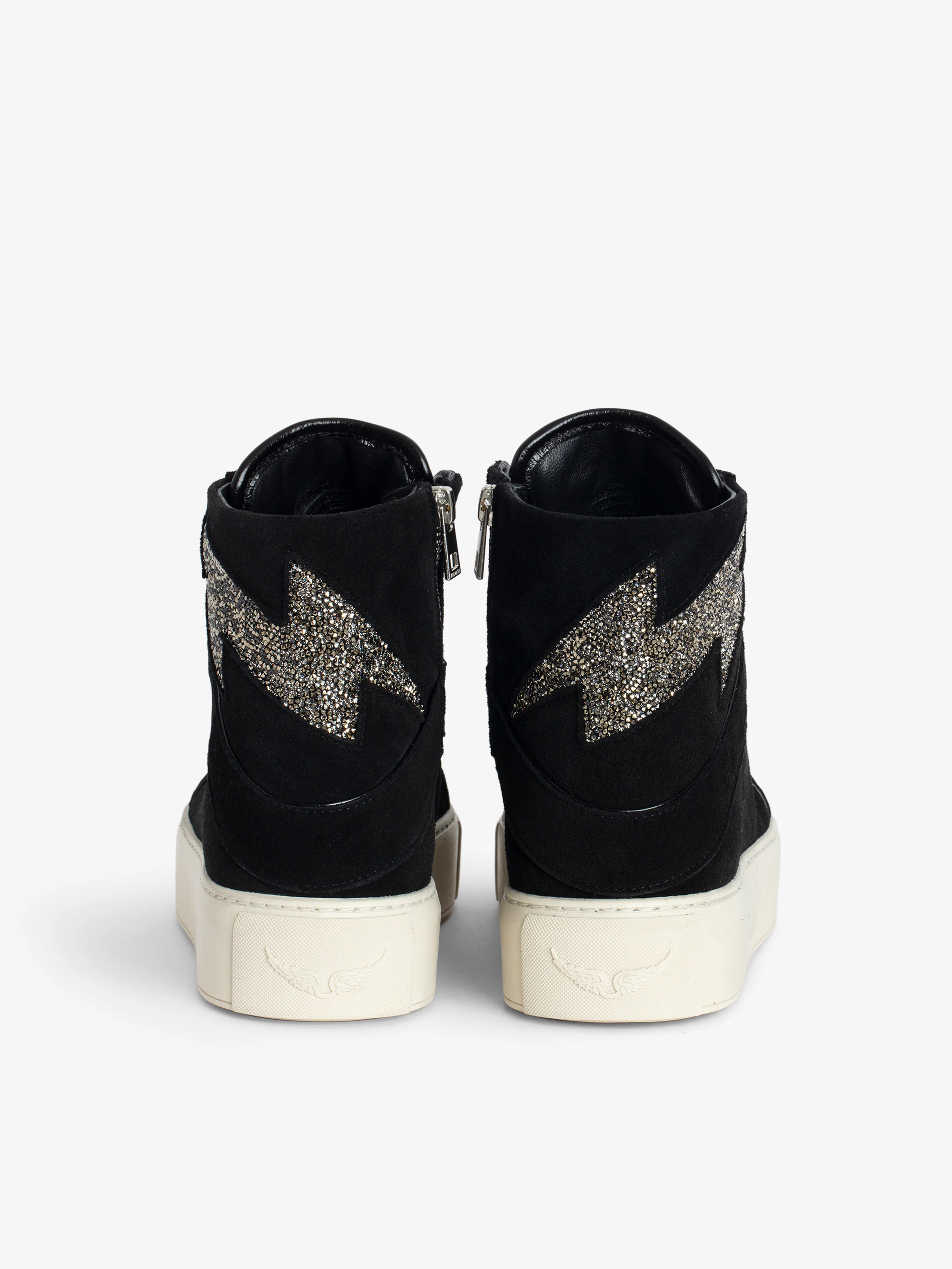 ZV1747 High Flash High-Top Platform Trainers 4