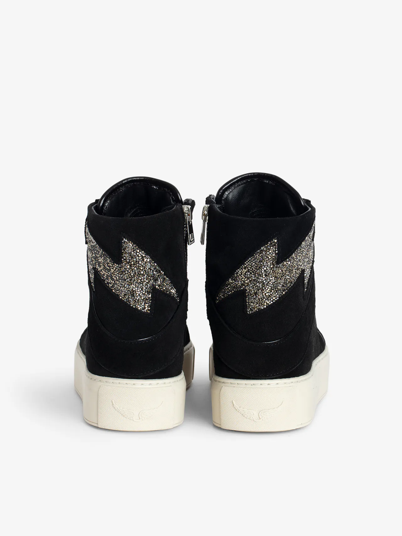 ZV1747 High Flash High-Top Platform Trainers 4