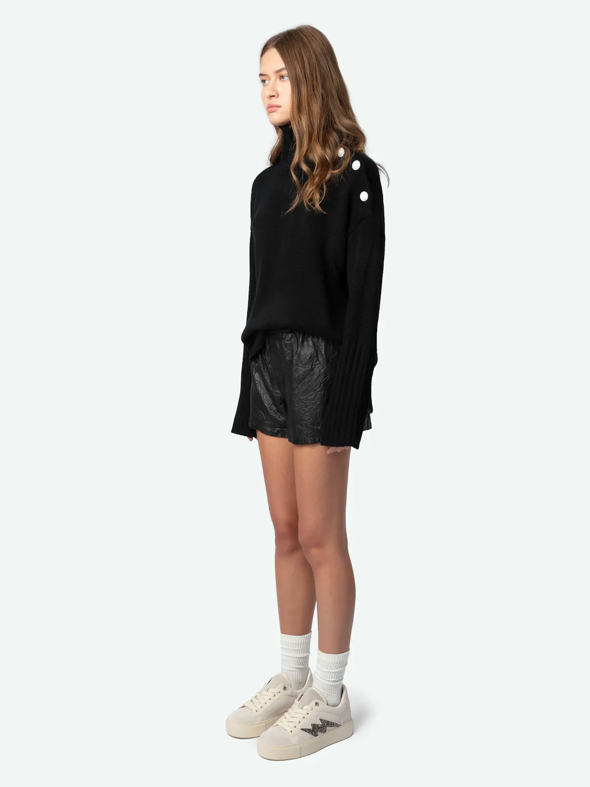 ZV1747 La Flash Low-Top Platform Trainers