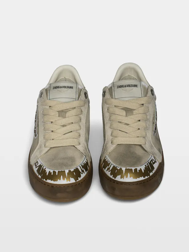 Basses Fly Wings Cracked Sneakers