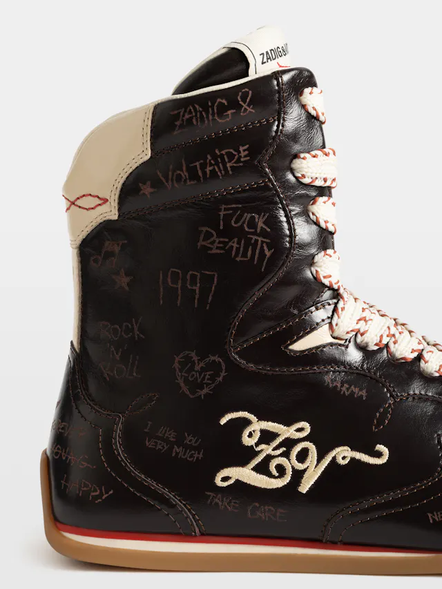 Mid ZV Dance Vintage Laser Sneakers