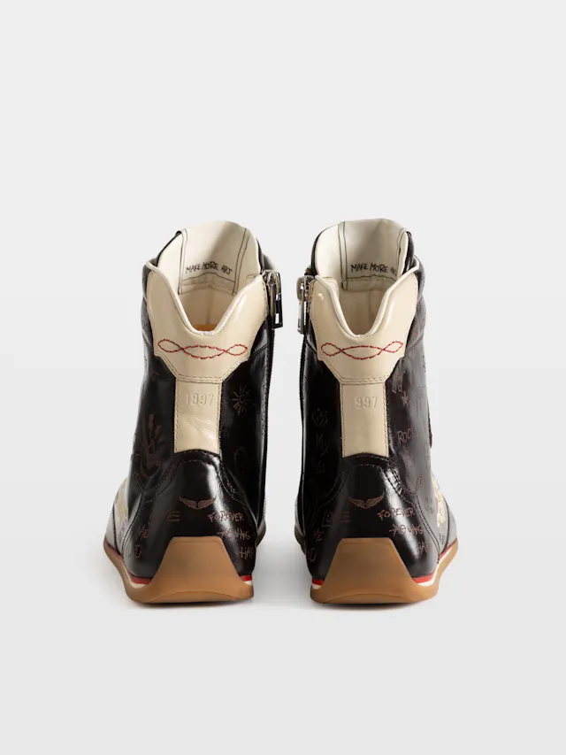 Mid ZV Dance Vintage Laser Sneakers