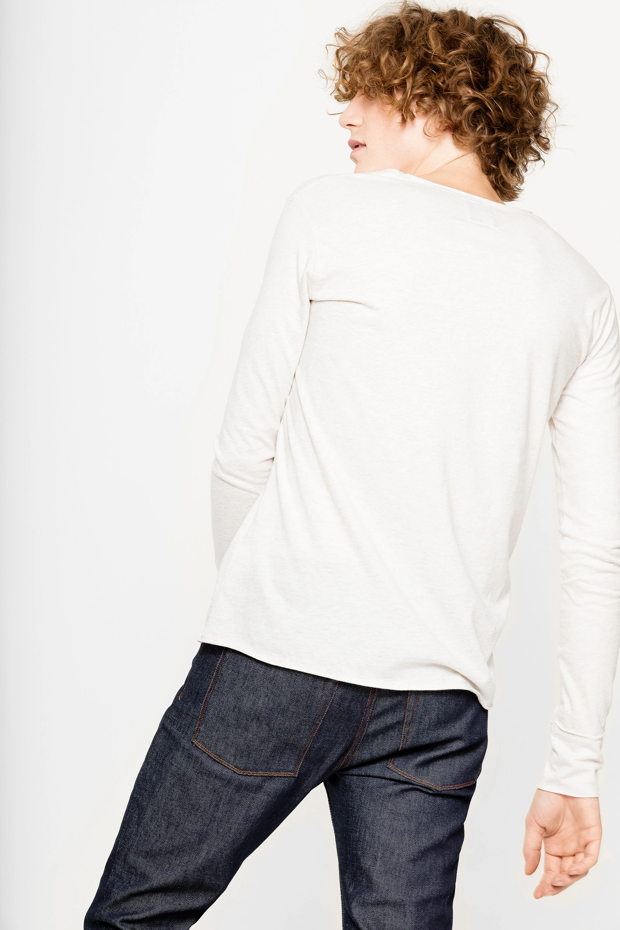 Long sleeve Monastir henley thumbnail 3