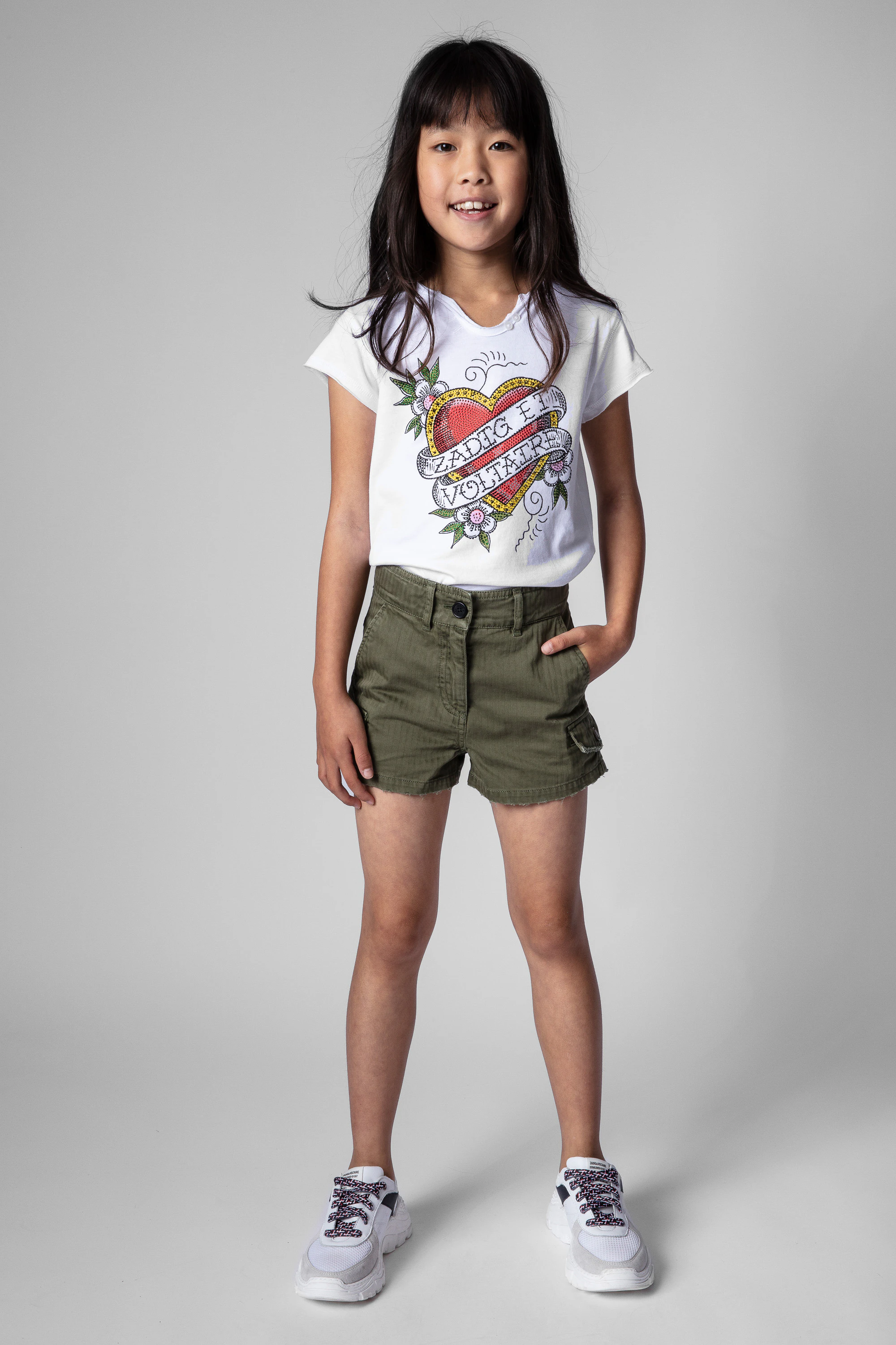 Sienna Children's Shorts shorts kaki girls | Zadig&Voltaire