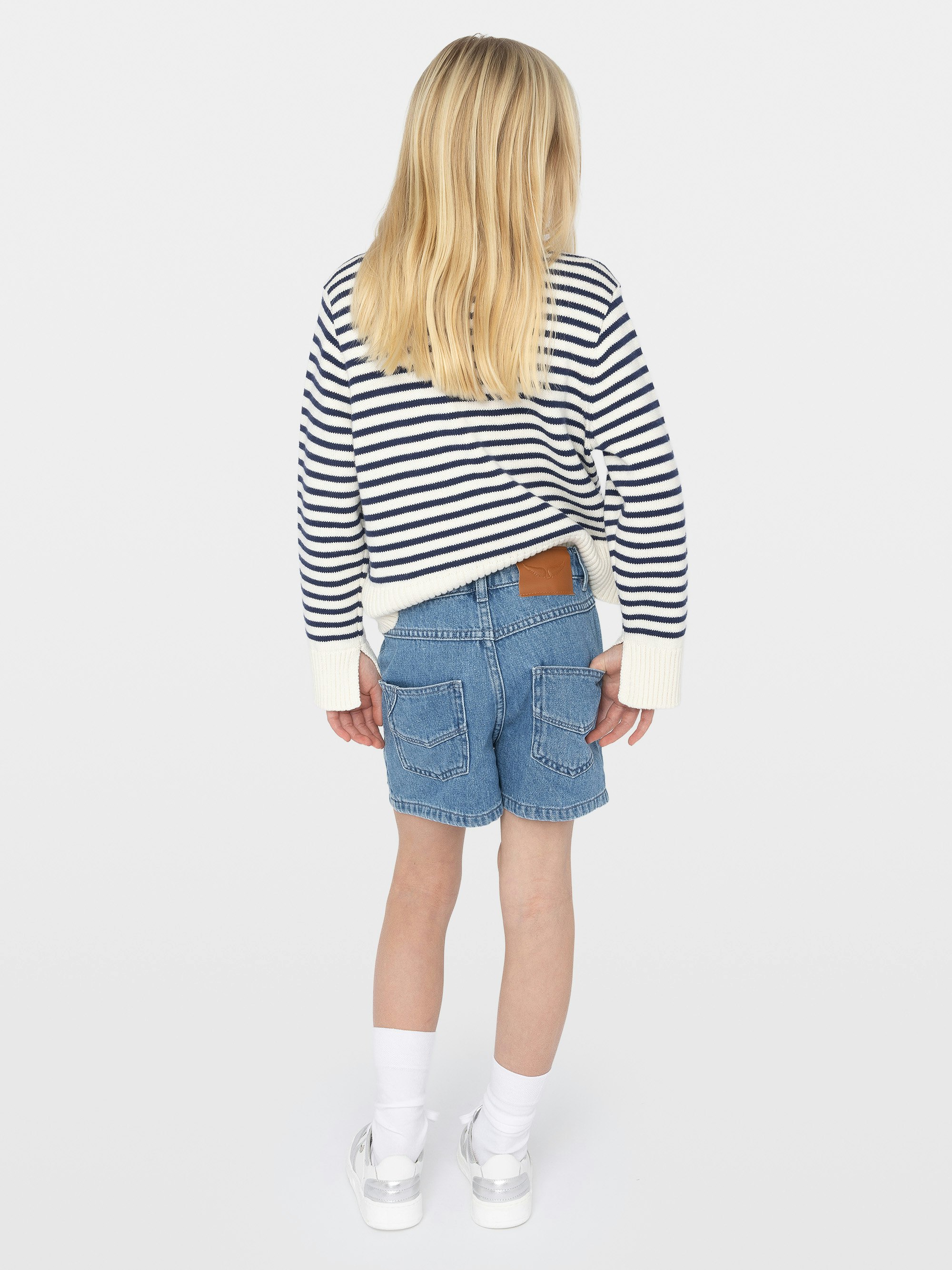 Short Elle Denim Fille