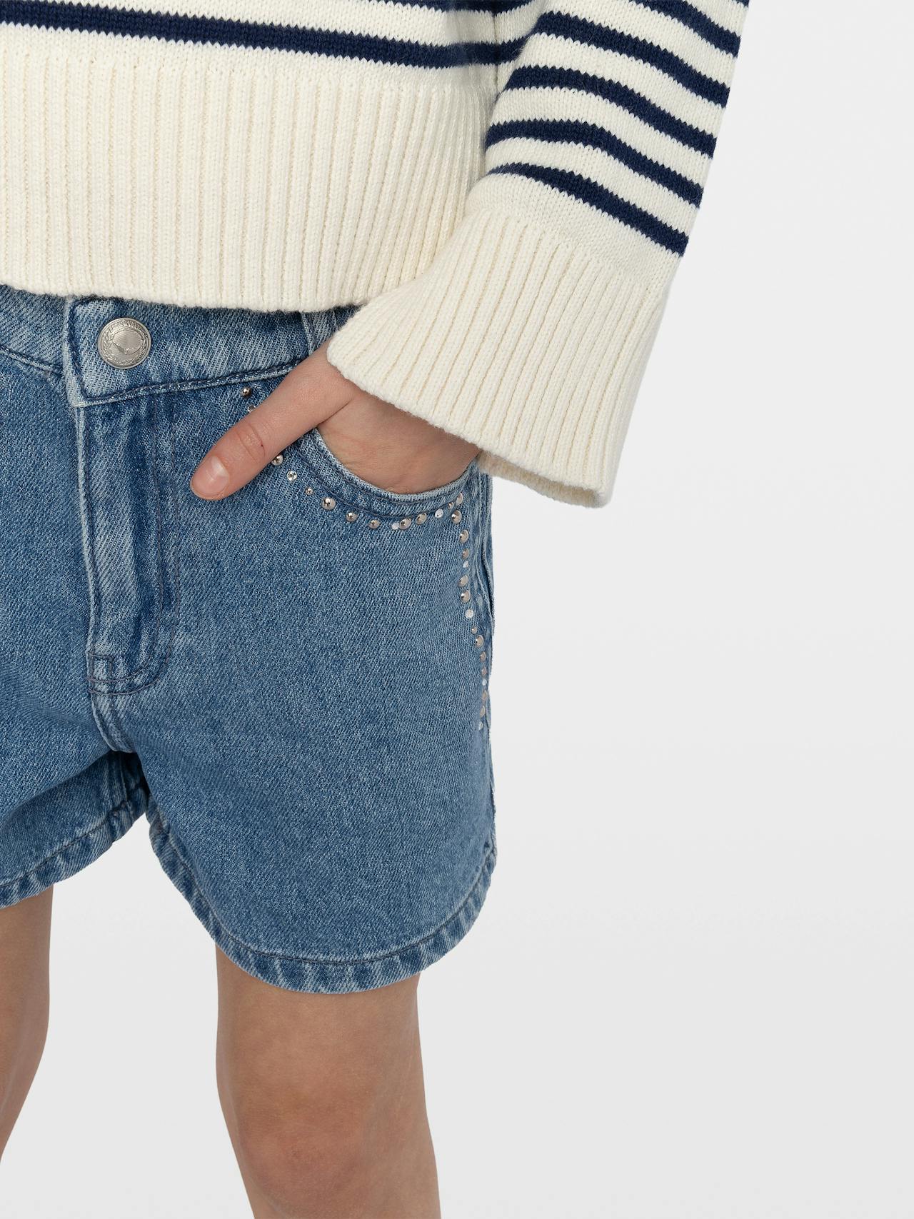 Short Elle Denim Fille
