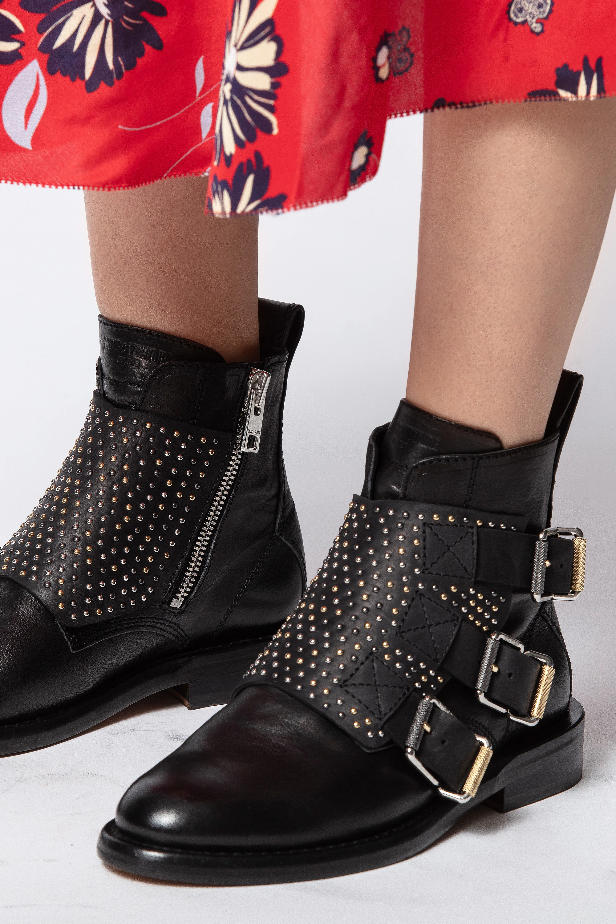 Laureen Flap Studs Ankle Boots thumbnail 7