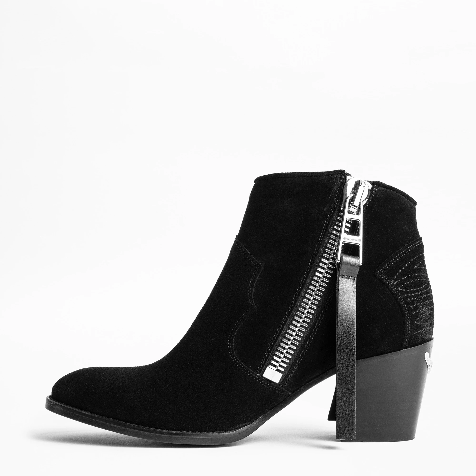 Molly Suede Zip Ankle Boots thumbnail 8