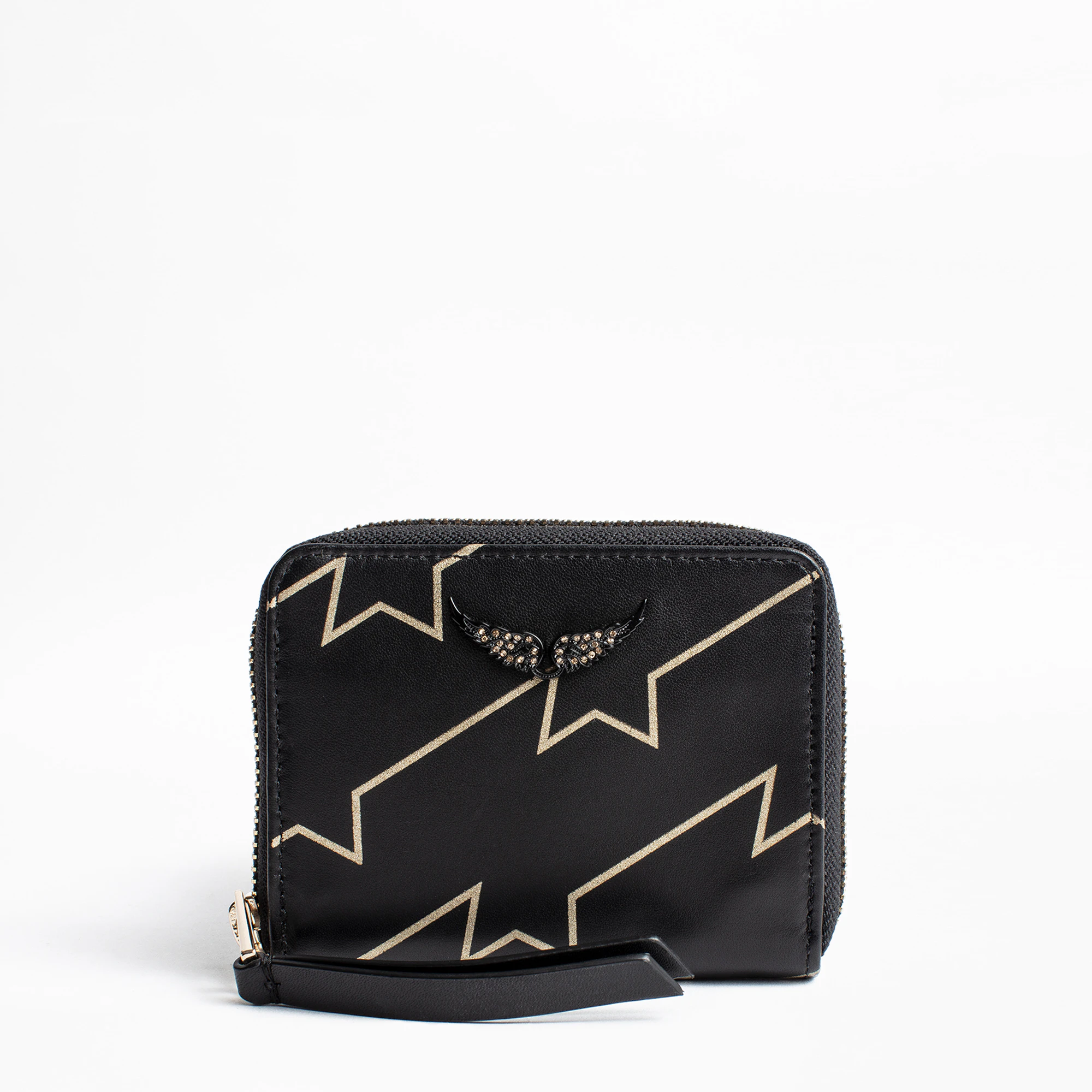 Mini ZV Volt Coin Purse wallet black women | Zadig&Voltaire