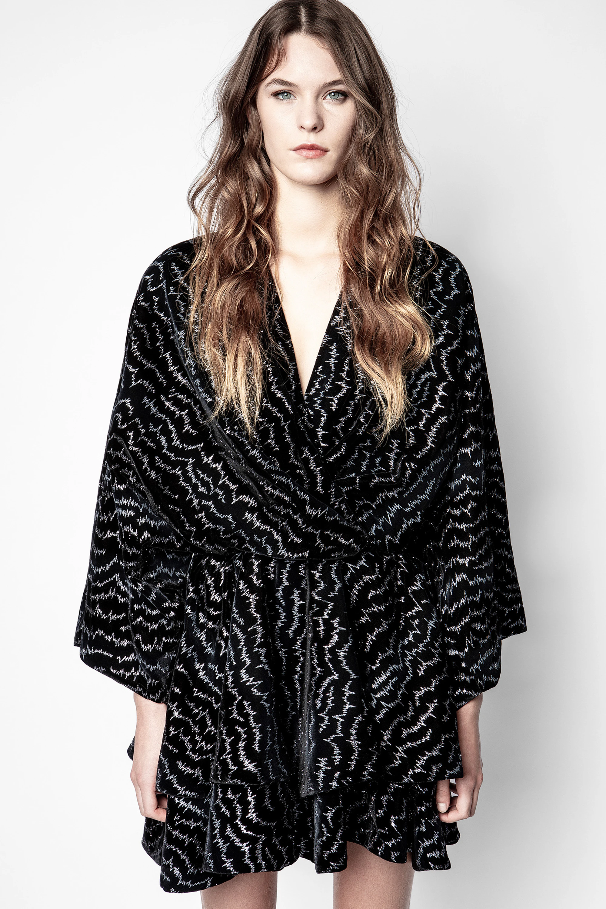 Dress Ruffle Velours thumbnail 2