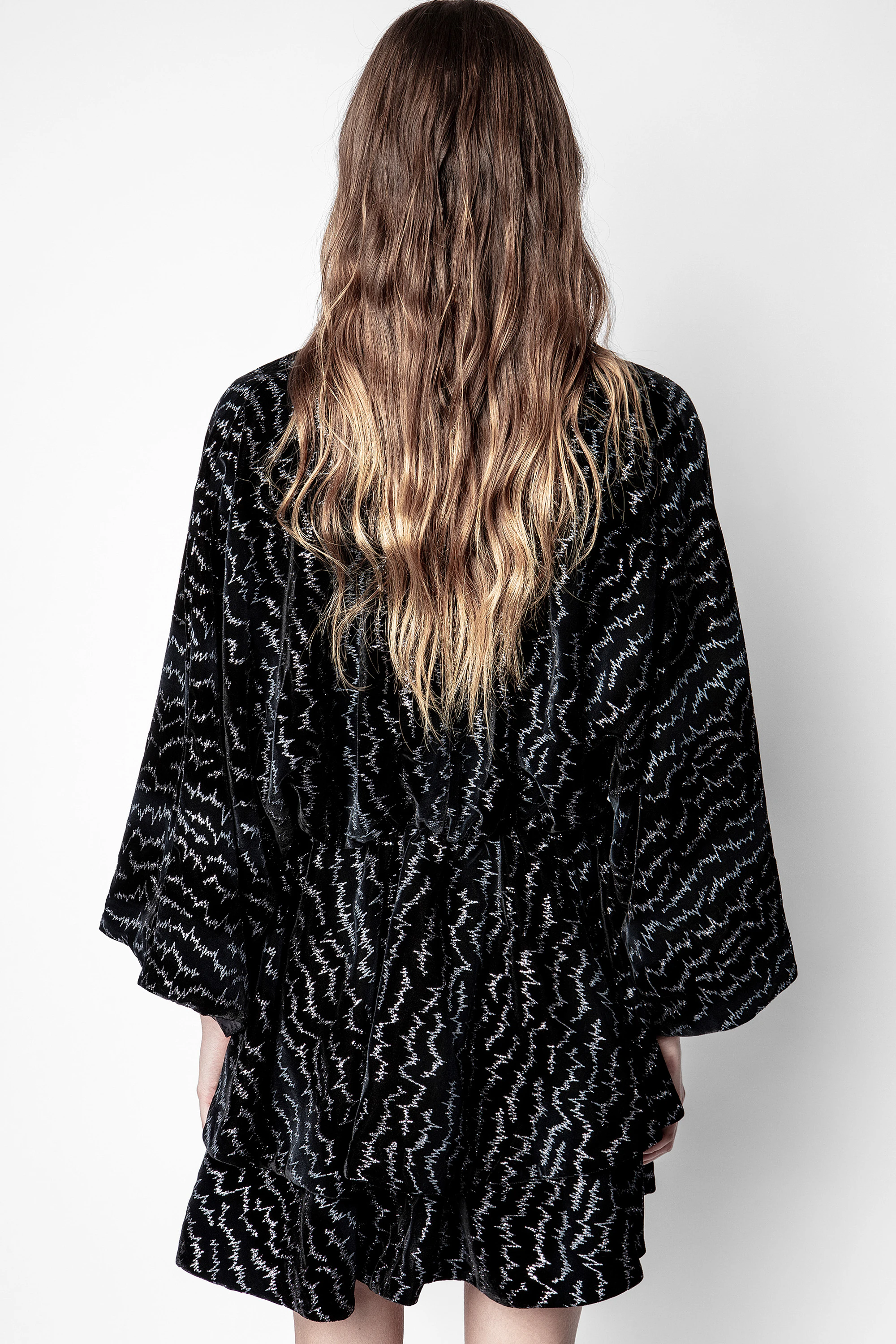 Dress Ruffle Velours thumbnail 3