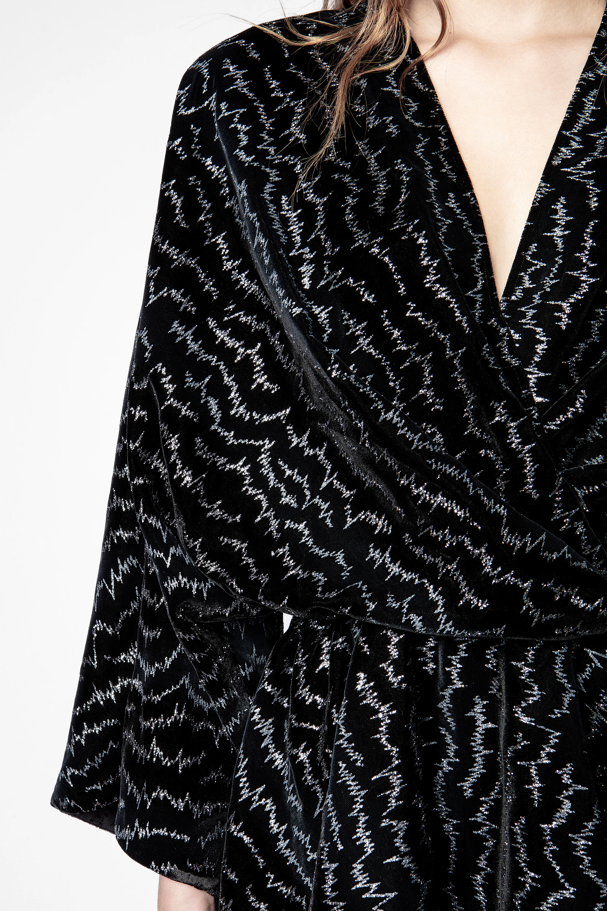 Dress Ruffle Velours thumbnail 4