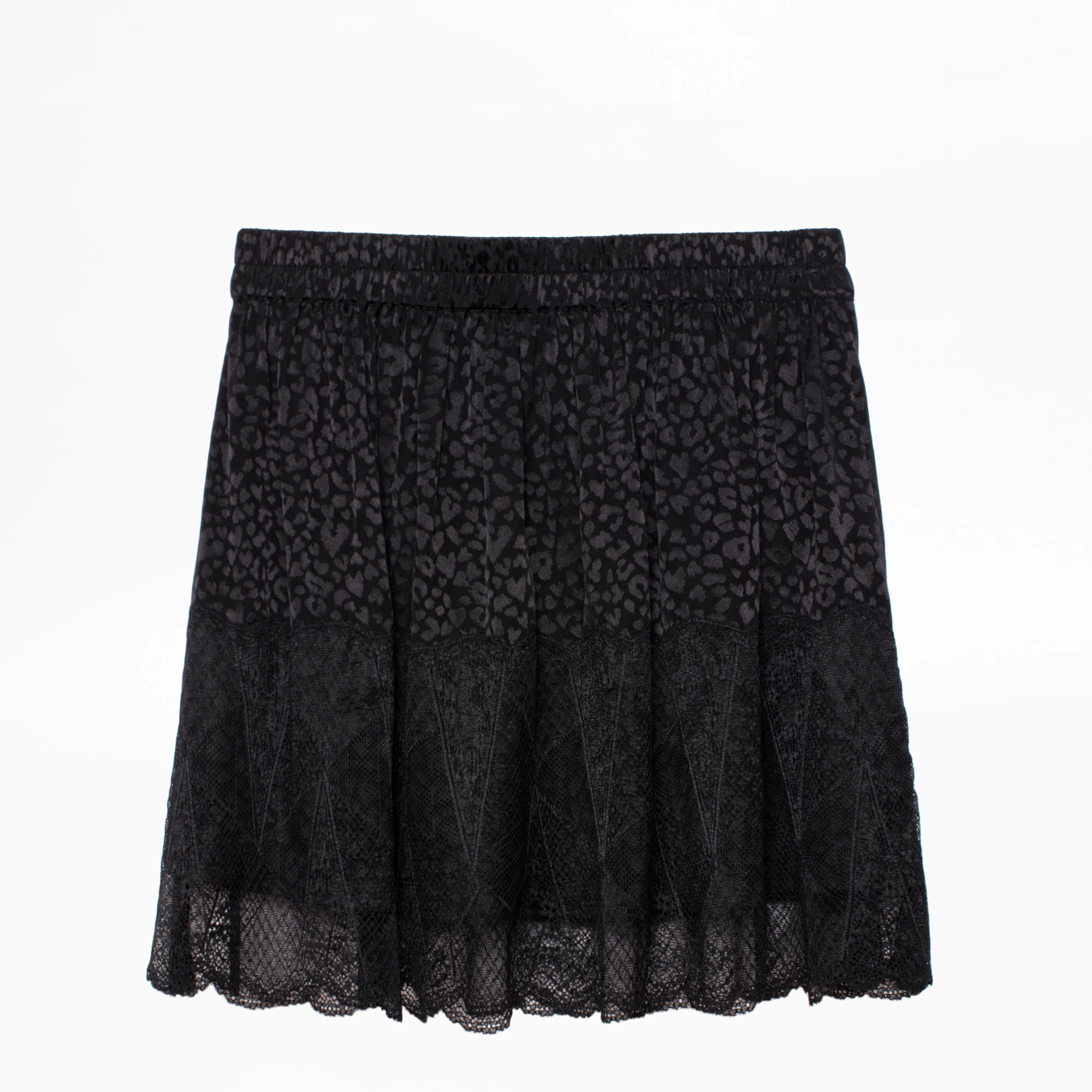 Jimy Lace Jac Leo Silk Skirt thumbnail 6