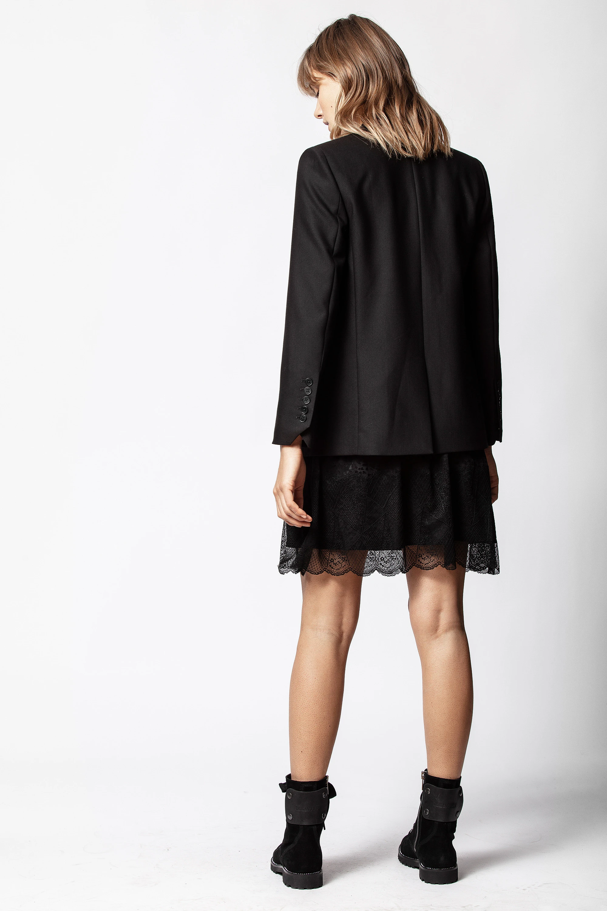 Jimy Lace Jac Leo Silk Skirt thumbnail 3