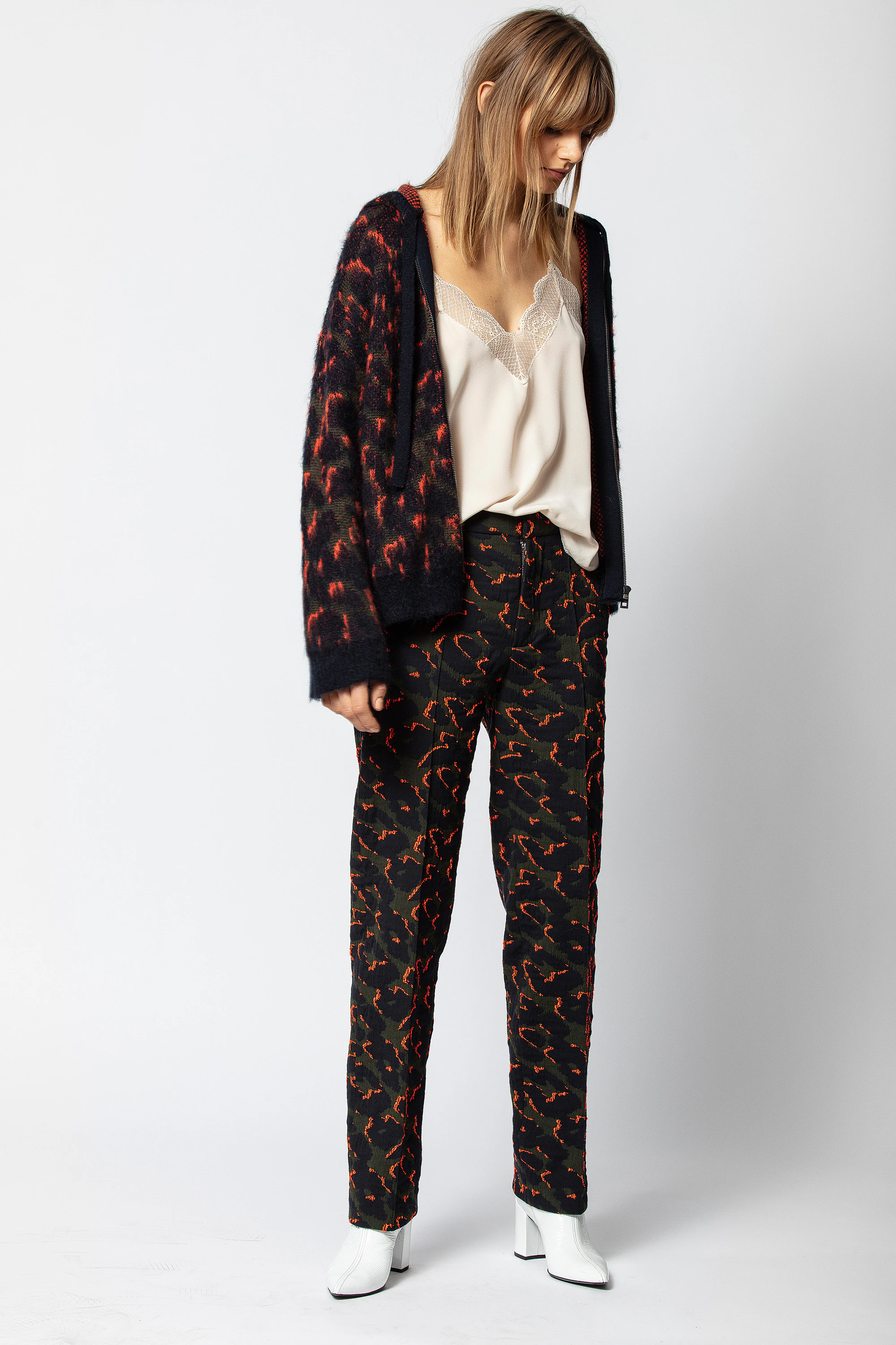 Lennox Leo Cardigan cardigan kaki women | Zadig&Voltaire