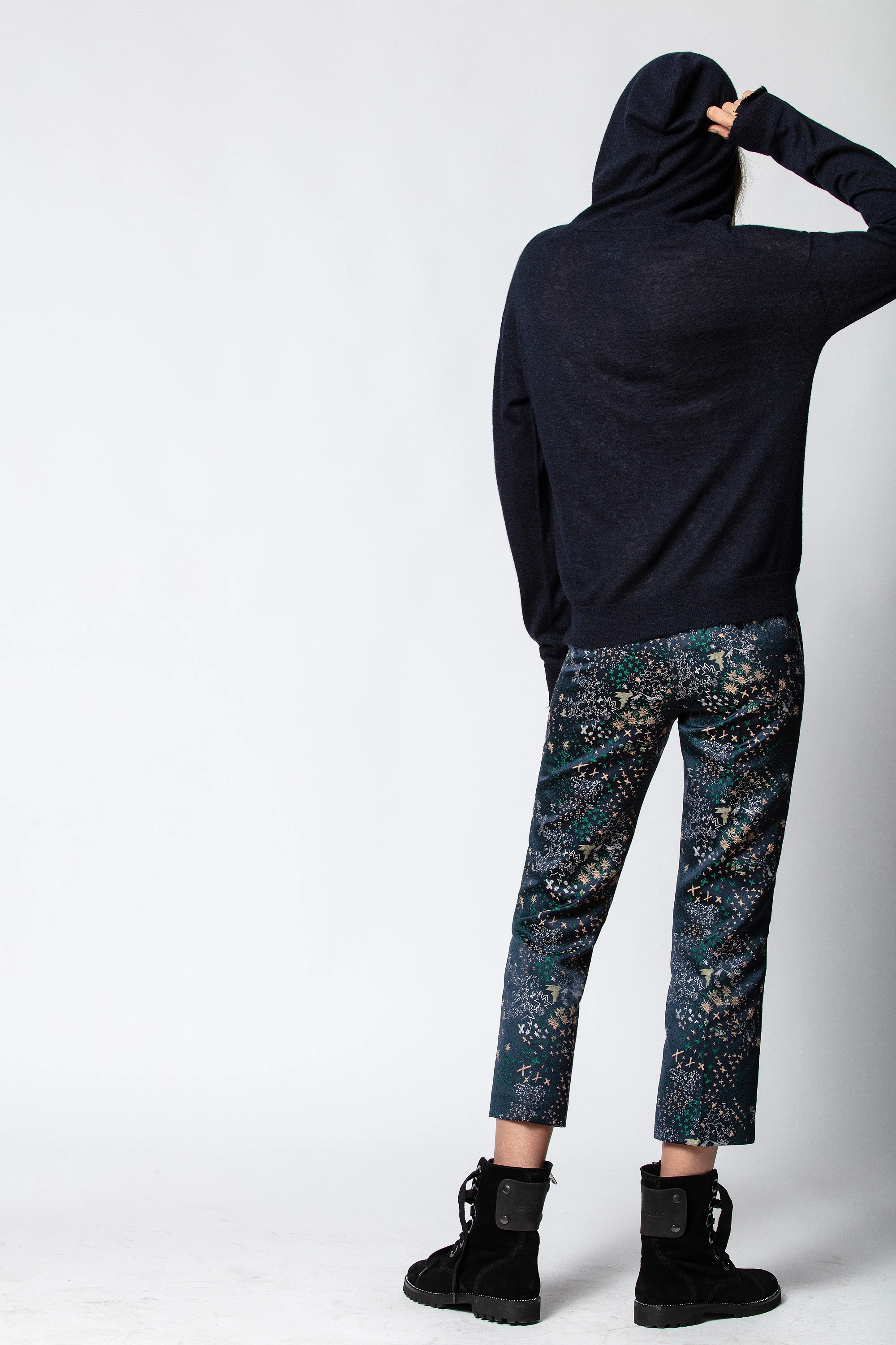 Cardigan Sxtine Cachemire Strass thumbnail 4