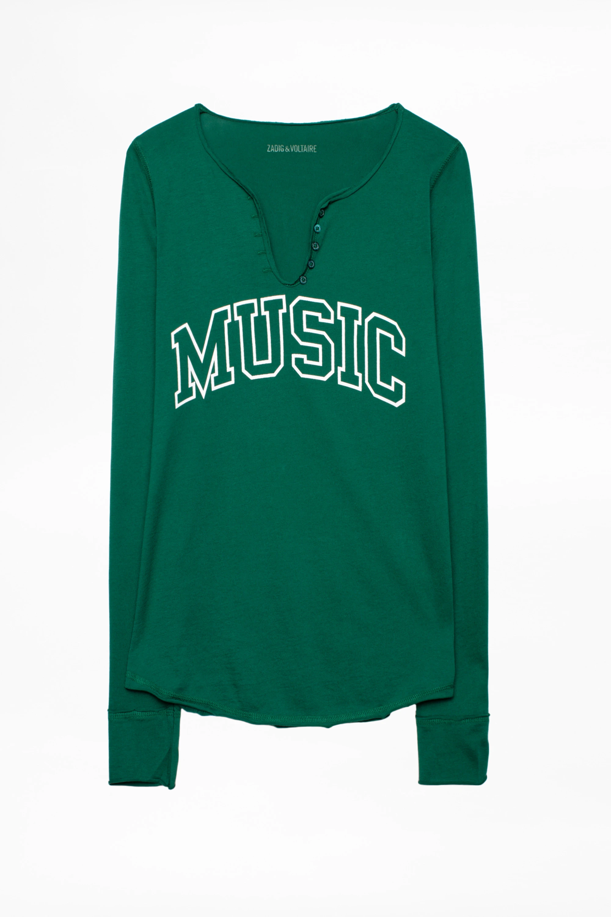 Music Tunisian Collar T-shirt thumbnail 4