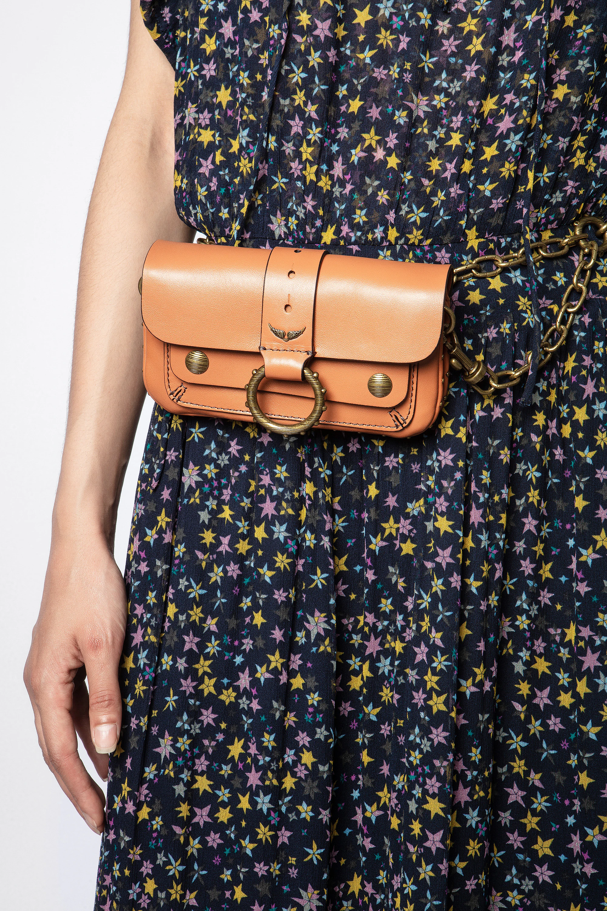 Rainy Crinkle Print Etoiles Dress thumbnail 2