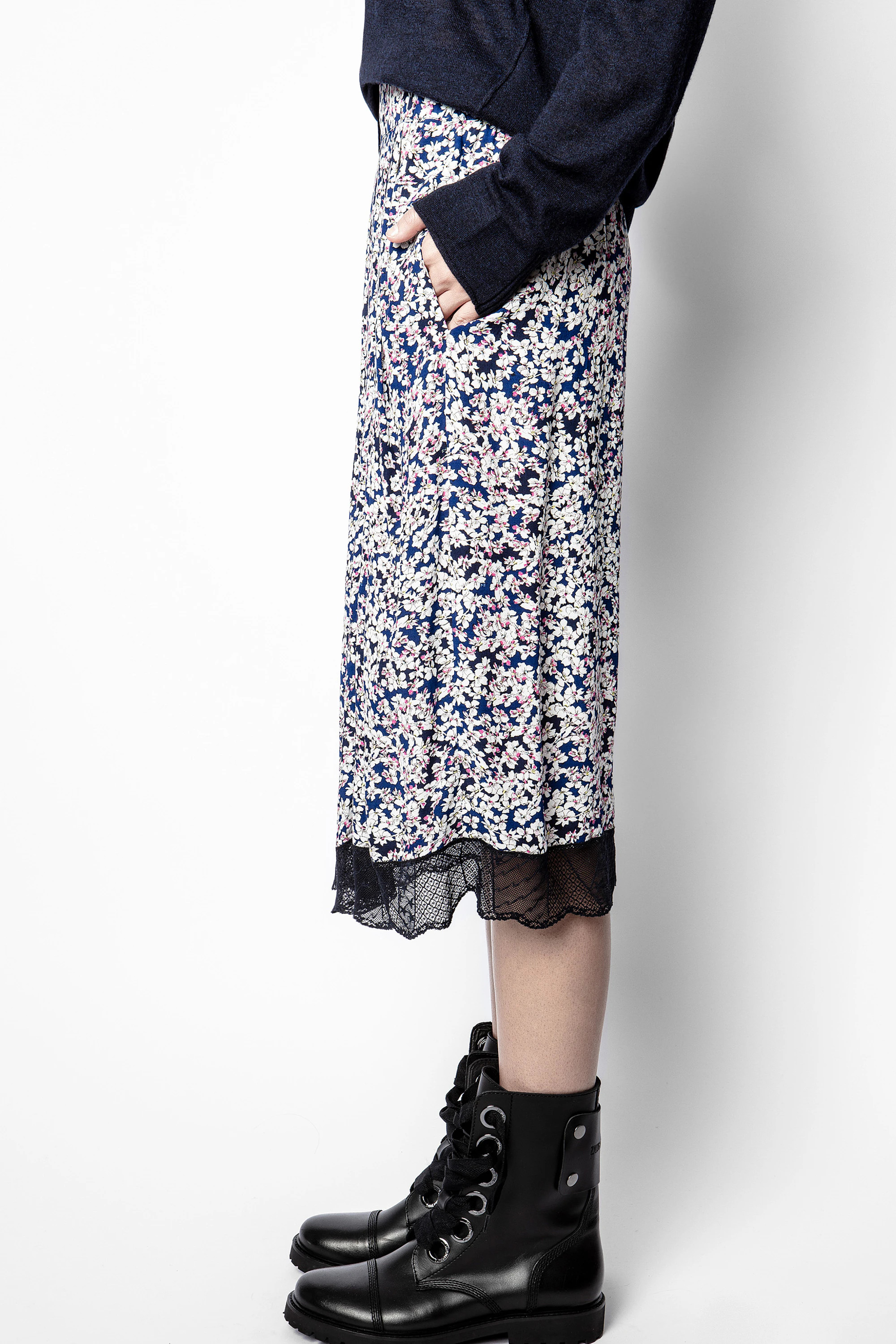 Falda Jenny Print Begonia thumbnail 3