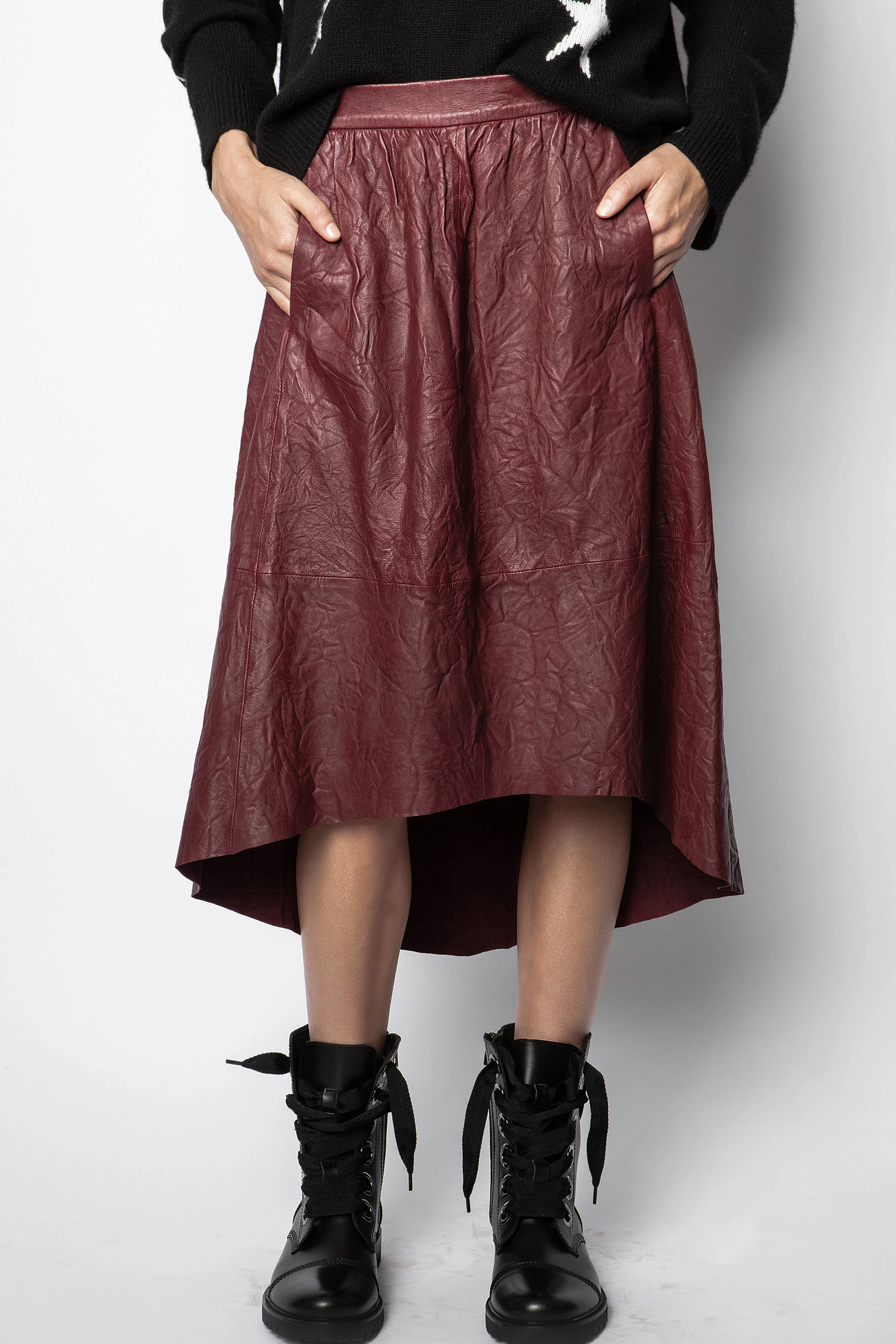 Joslin Cuir Froissé Skirt thumbnail 3