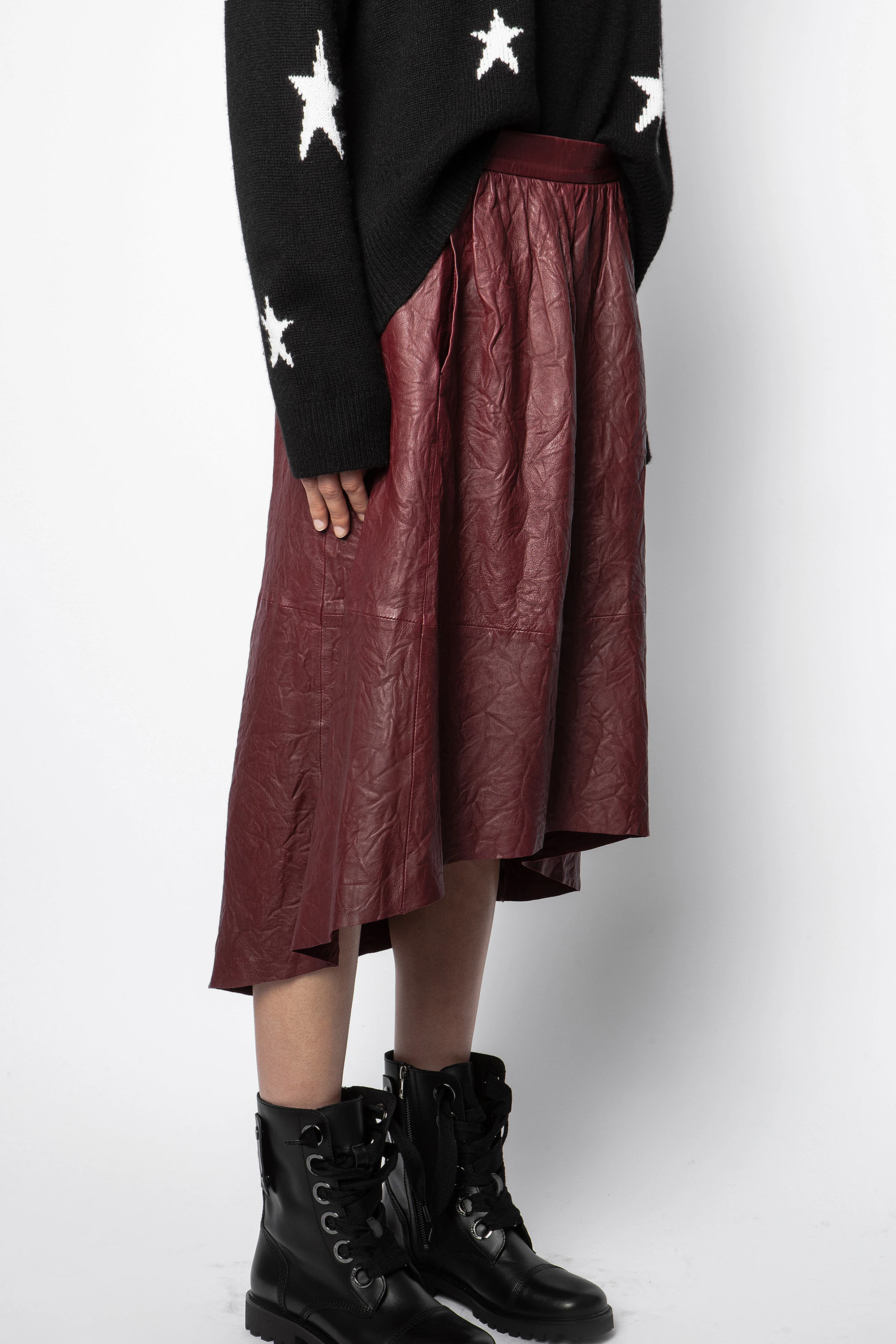 Joslin Cuir Froissé Skirt thumbnail 4