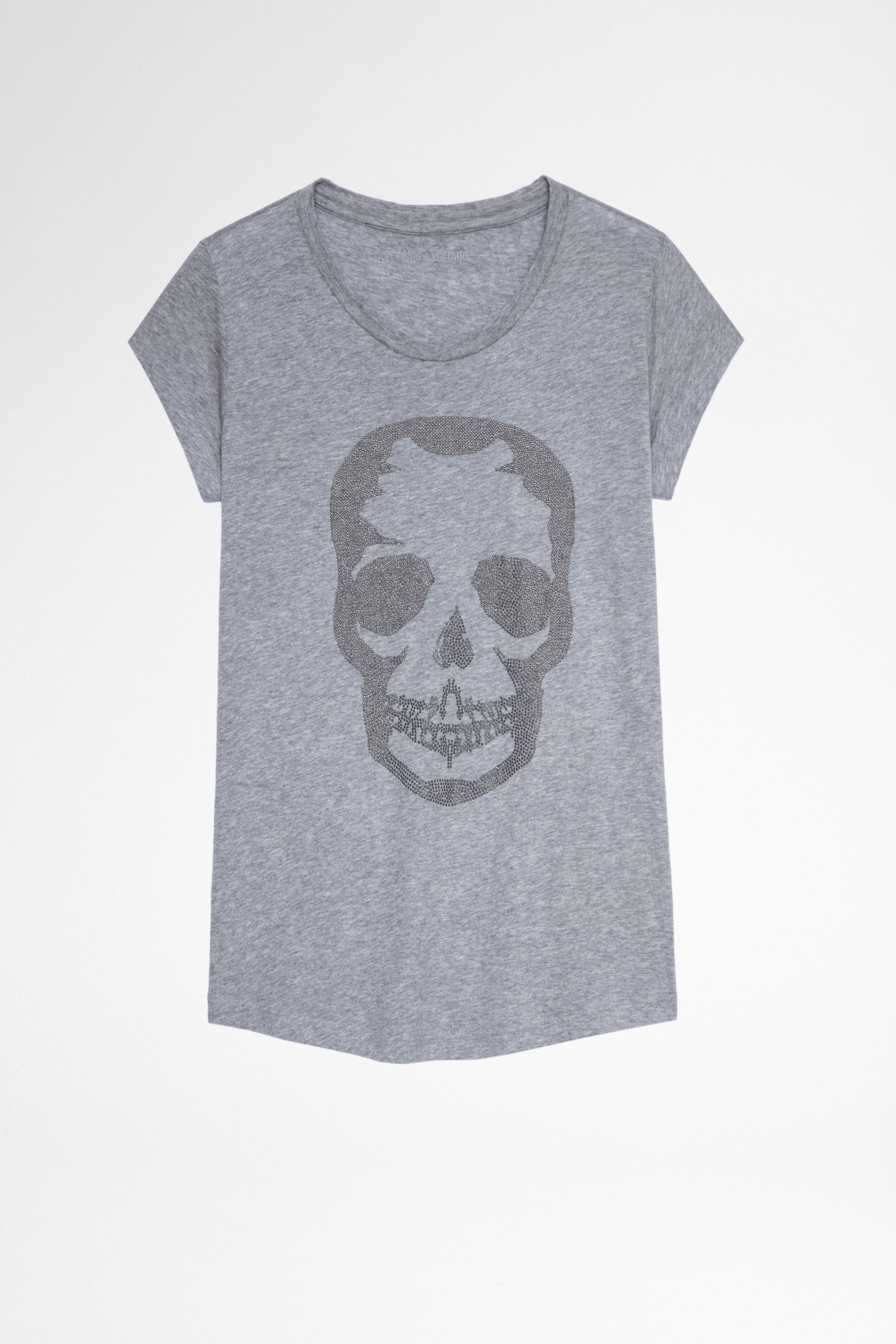 Studded Skull Skinny T-Shirt - configurable
