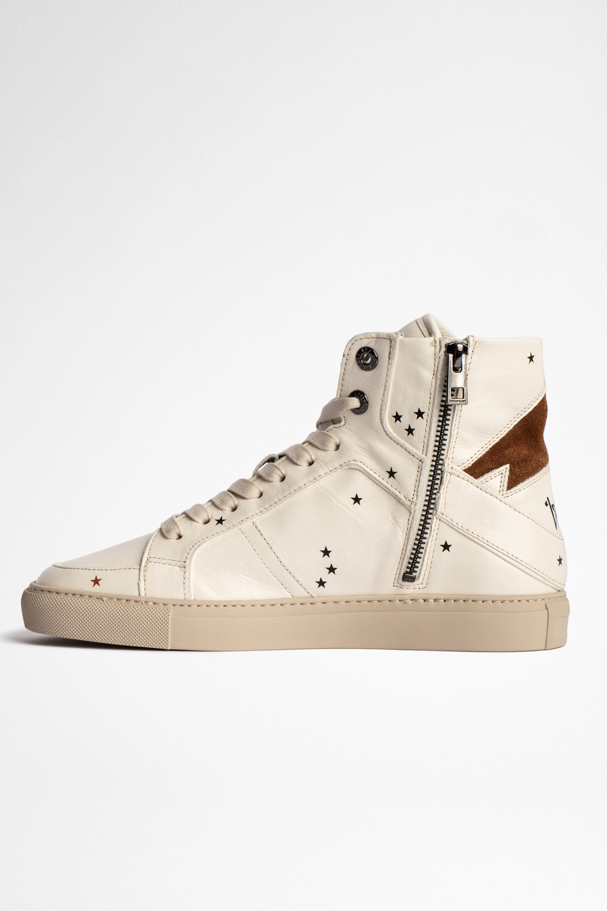 Sneakers Montantes Cuir High Flash ZV1747 thumbnail 2