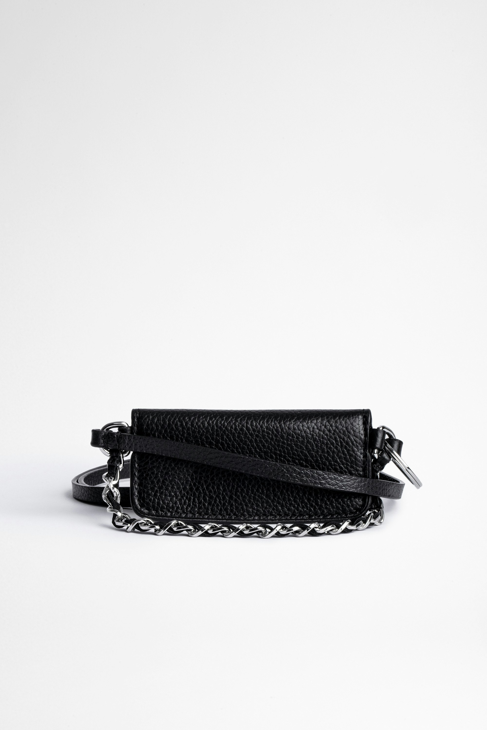 Grained Leather Grigri Rock Bag 4