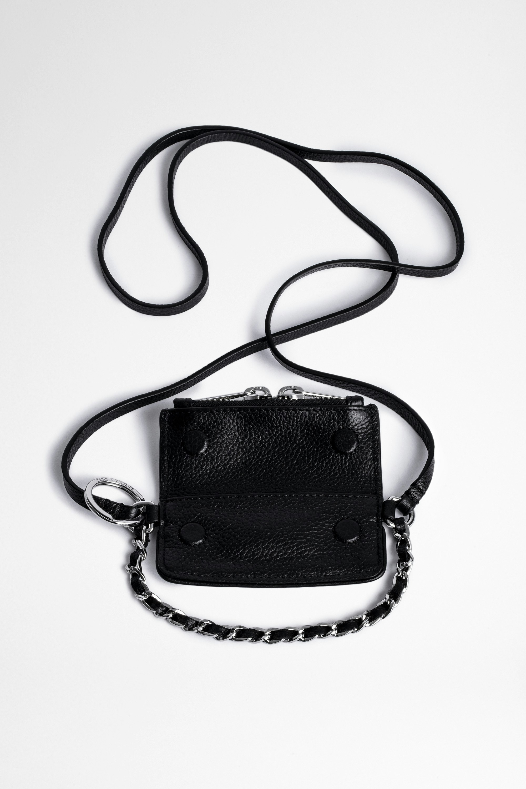 Grained Leather Grigri Rock Bag 6