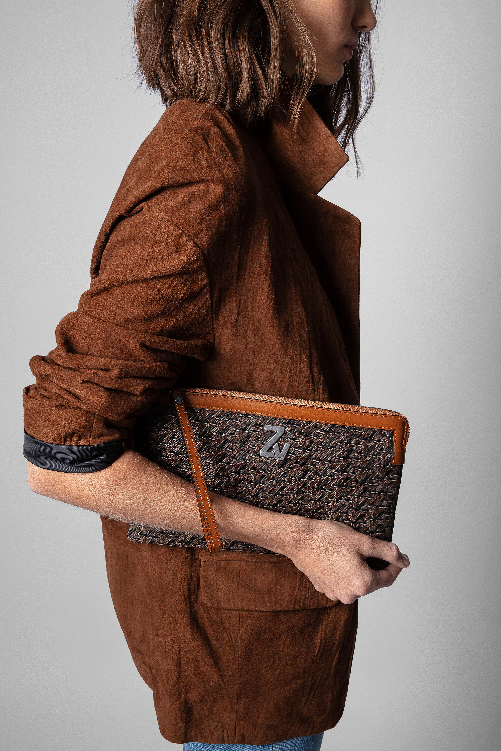 Monogrammed La Pouch Clutch thumbnail 6