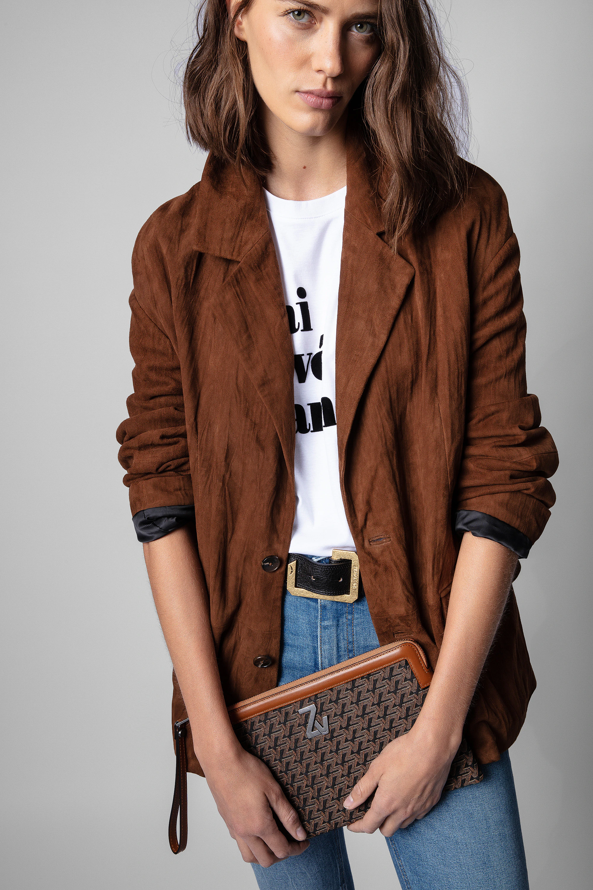 Monogrammed La Pouch Clutch thumbnail 8